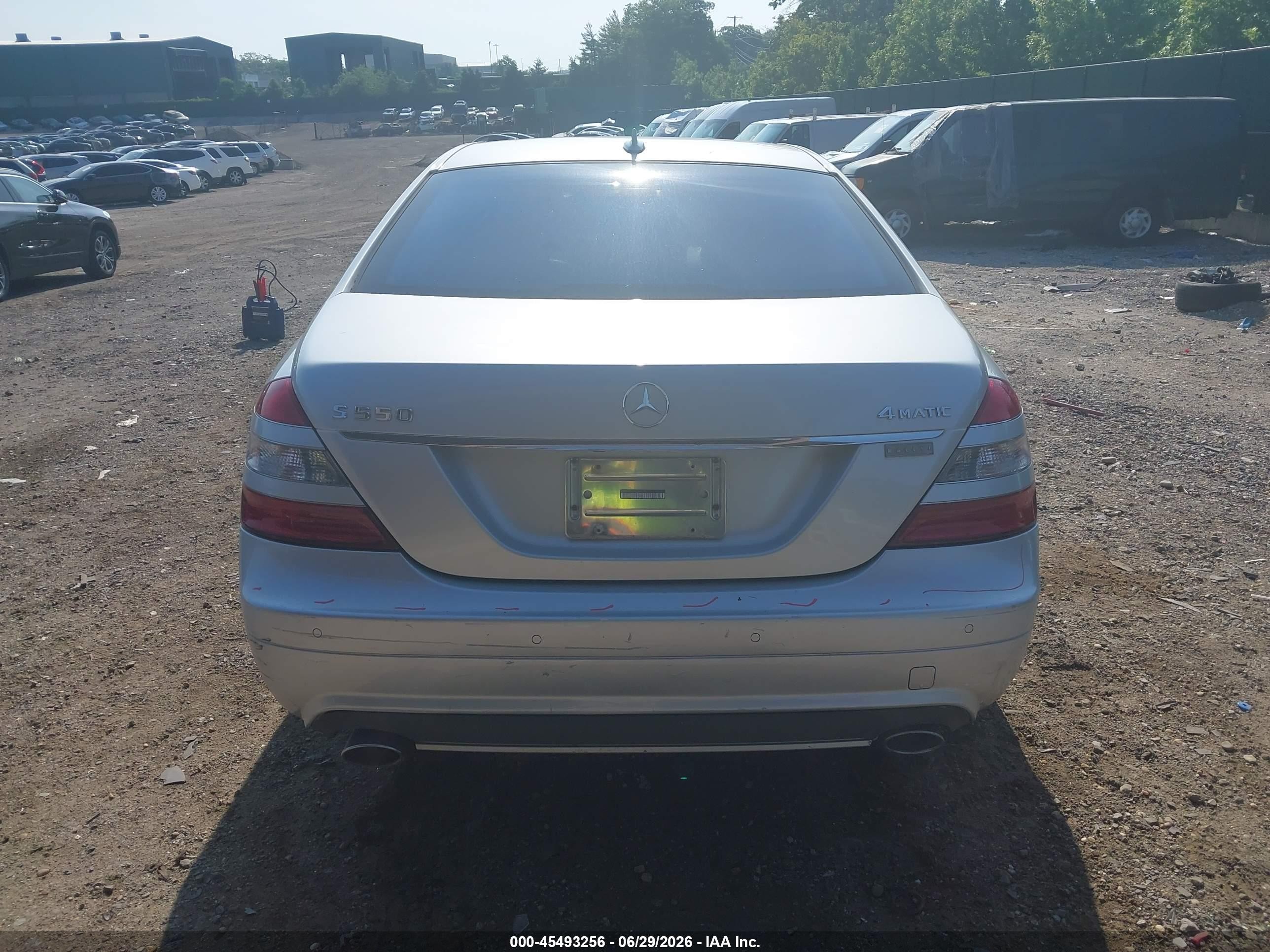 2008 Mercedes-benz S 550 4matic Gray vin: WDDNG86X28A175141