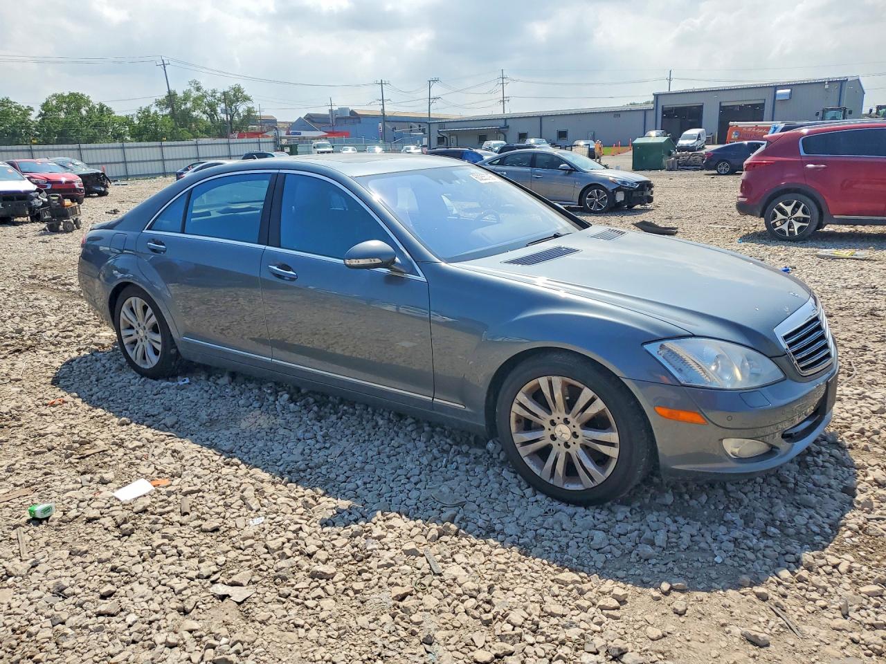 2009 Mercedes-benz S 550 4matic Blue vin: WDDNG86X29A248591