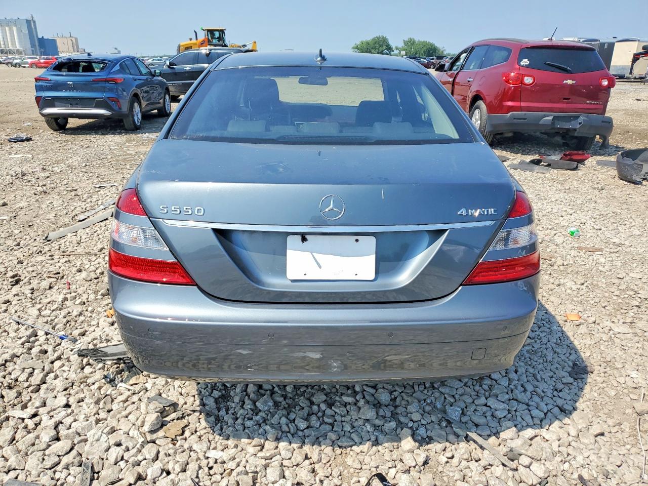2009 Mercedes-benz S 550 4matic Blue vin: WDDNG86X29A248591