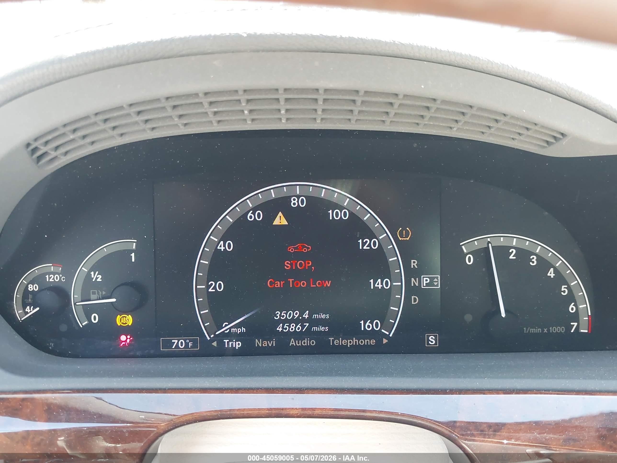 2009 Mercedes-benz S 550 4matic Белый vin: WDDNG86X29A270767