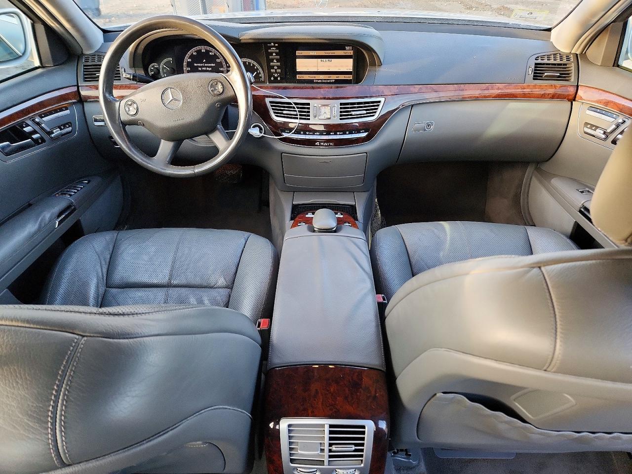 2007 Mercedes-benz S 550 4matic Silver vin: WDDNG86X37A093529