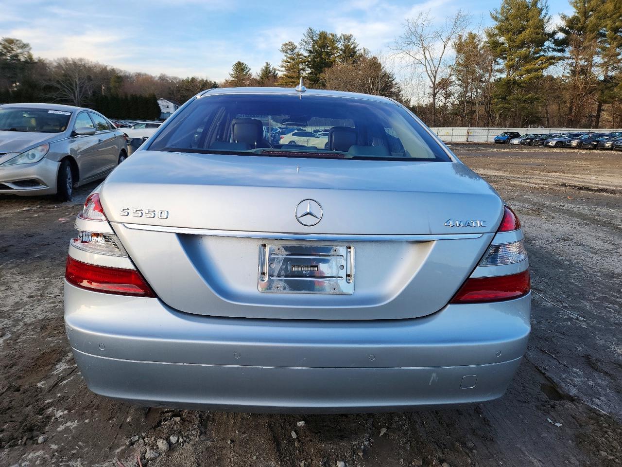 2007 Mercedes-benz S 550 4matic Silver vin: WDDNG86X37A093529