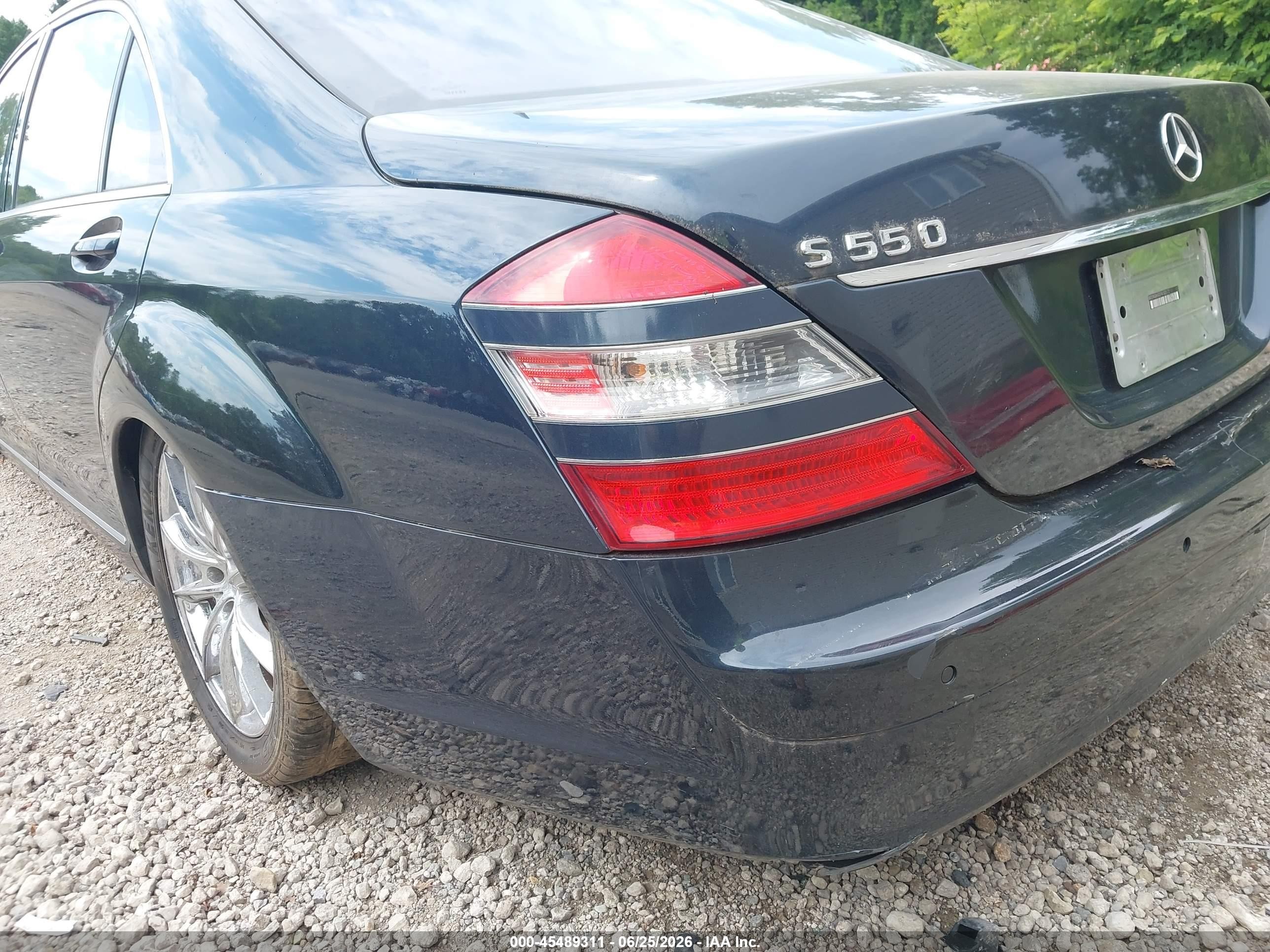 2007 Mercedes-benz S 550 4matic Black vin: WDDNG86X37A133172