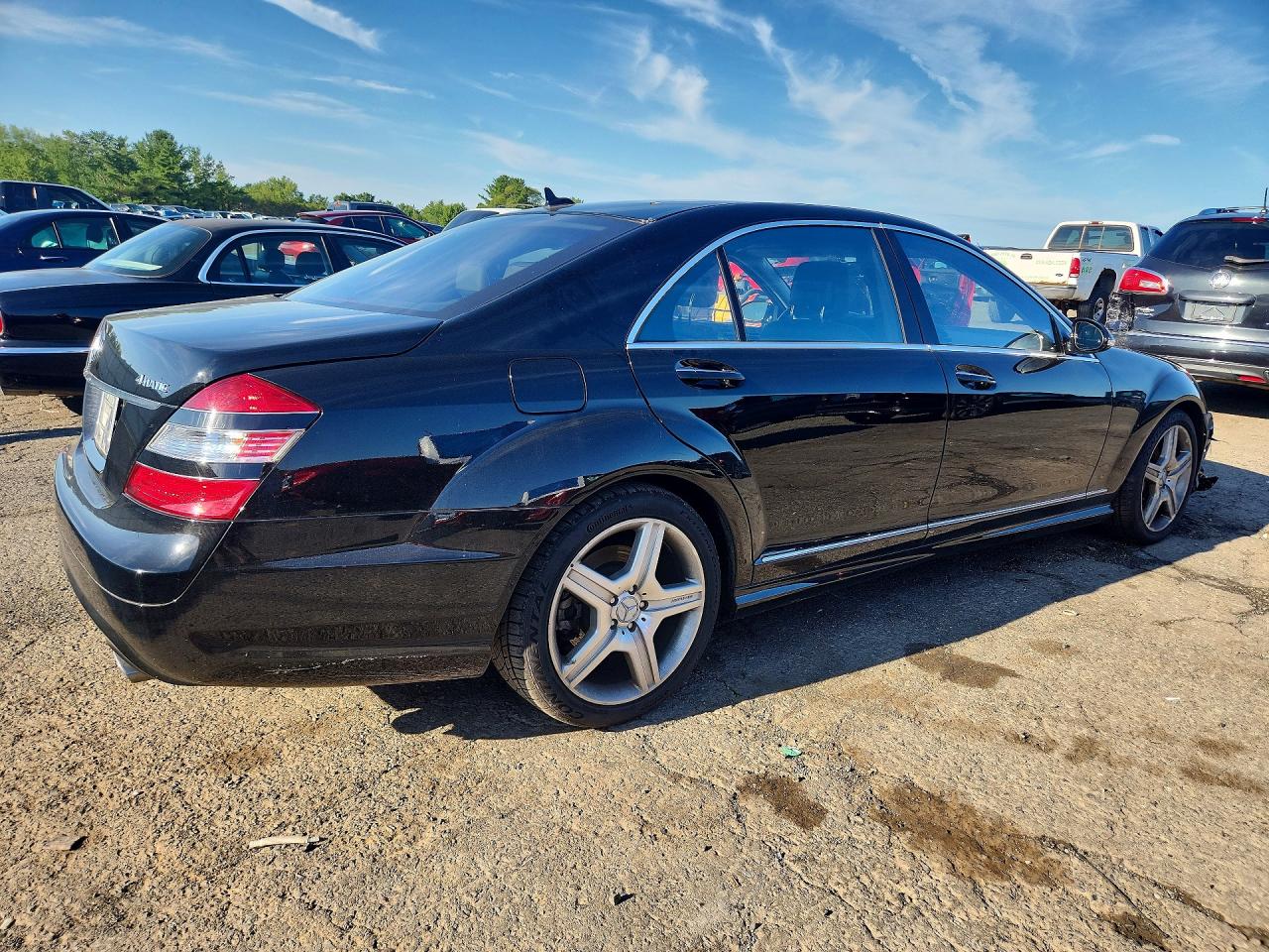2008 Mercedes-benz S 550 4matic Черный vin: WDDNG86X38A220989