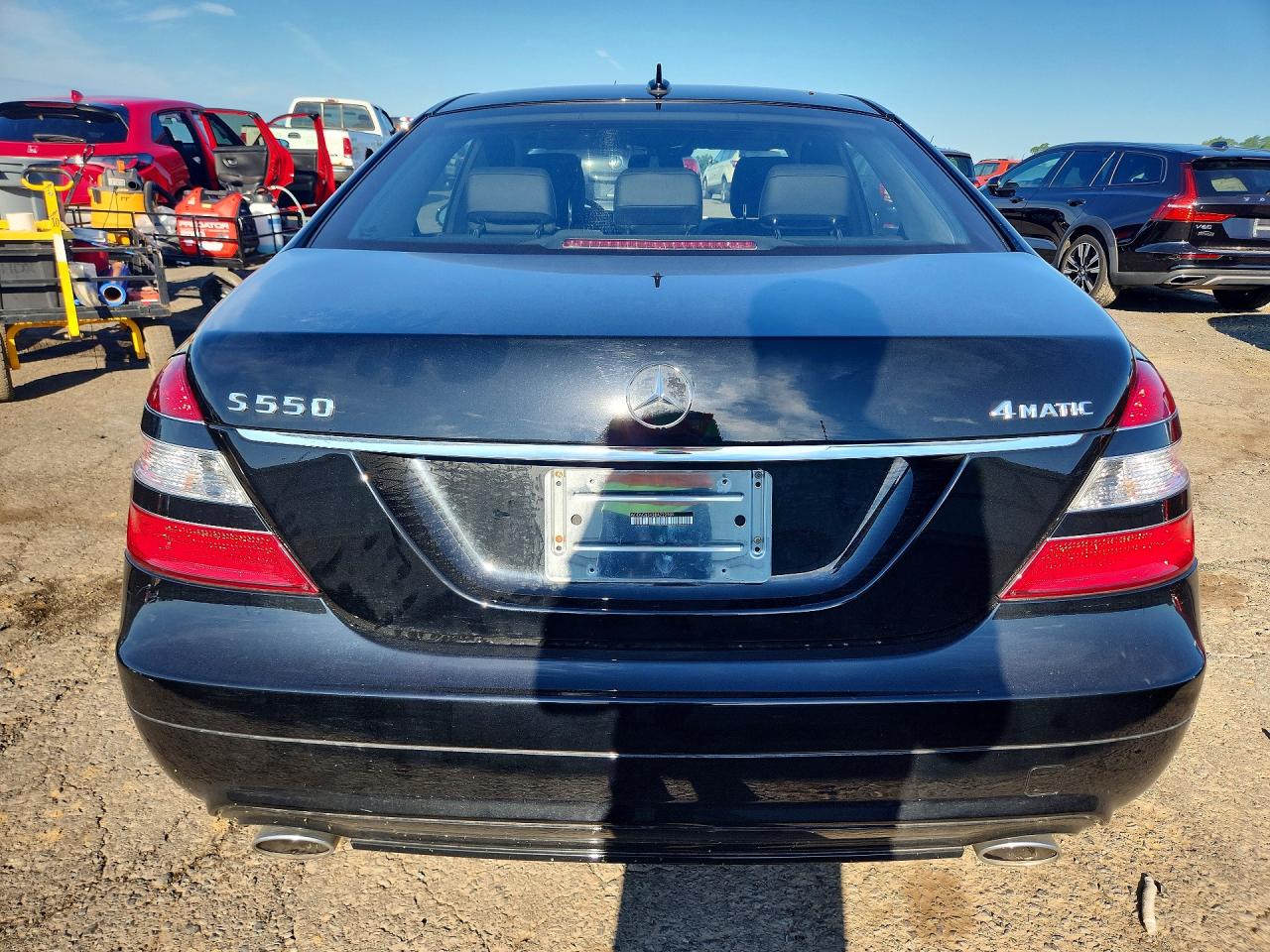 2008 Mercedes-benz S 550 4matic Черный vin: WDDNG86X38A220989