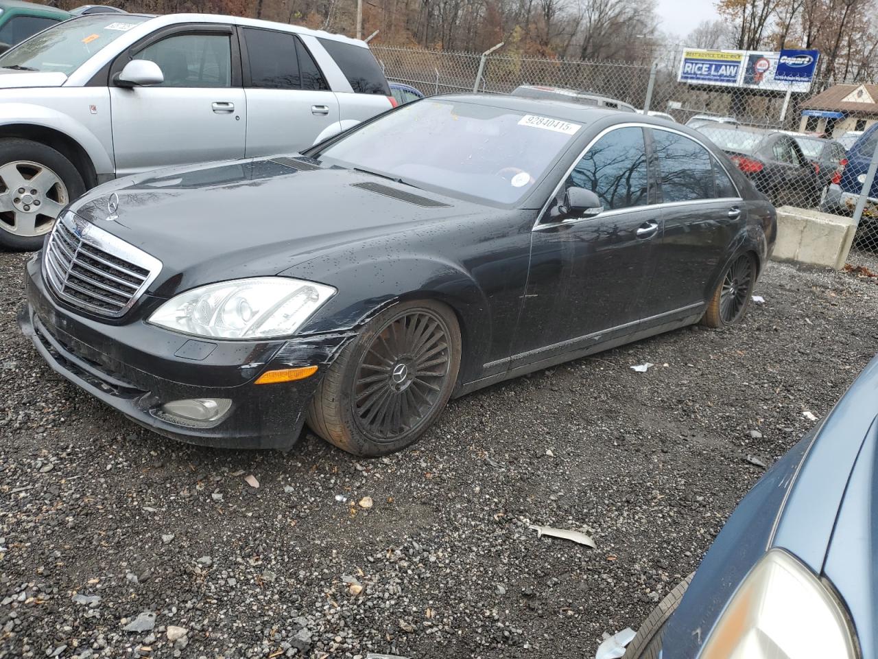 2009 Mercedes-benz S 550 4matic Black vin: WDDNG86X39A241309