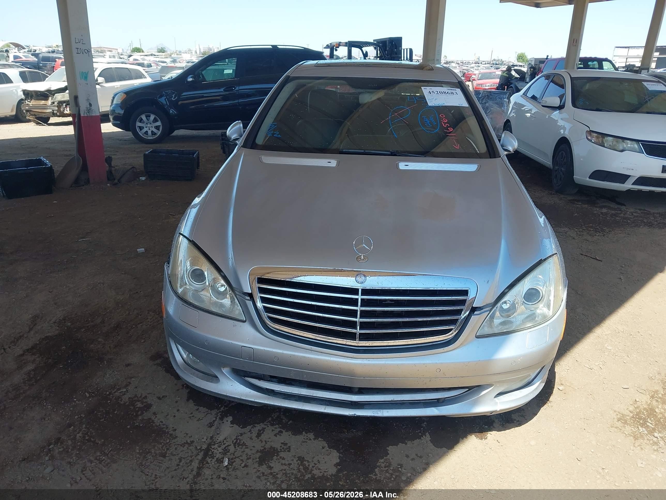 2007 Mercedes-benz S 550 4matic Gray vin: WDDNG86X47A116560
