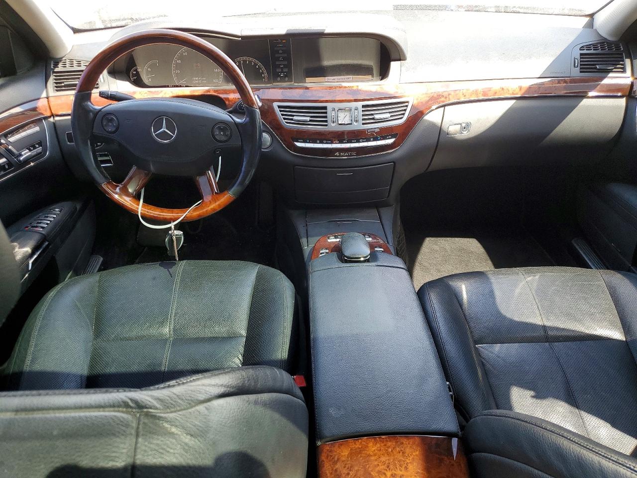 2007 Mercedes-benz S 550 4matic Silver vin: WDDNG86X47A147808