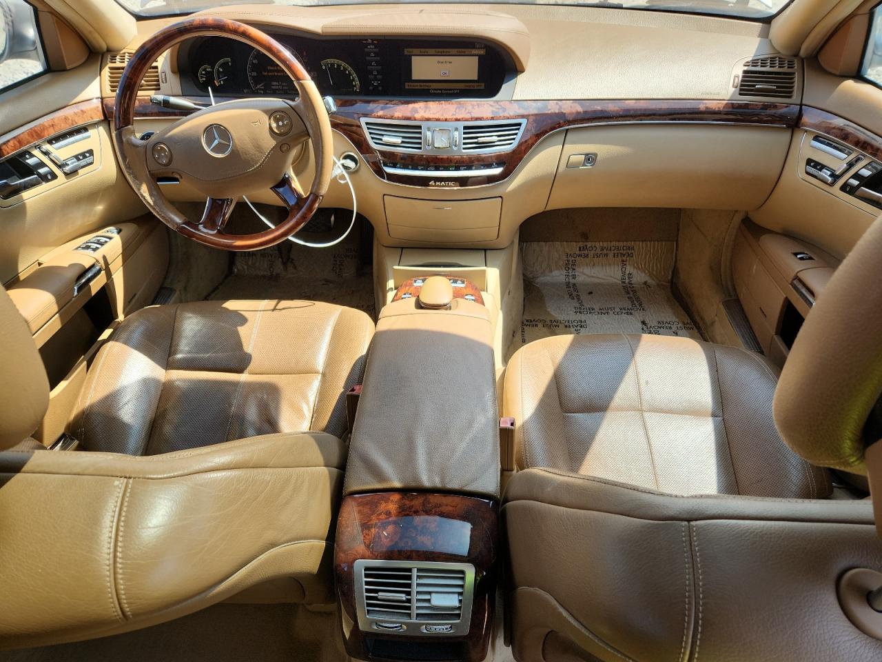 2009 Mercedes-benz S 550 4matic Silver vin: WDDNG86X49A263268
