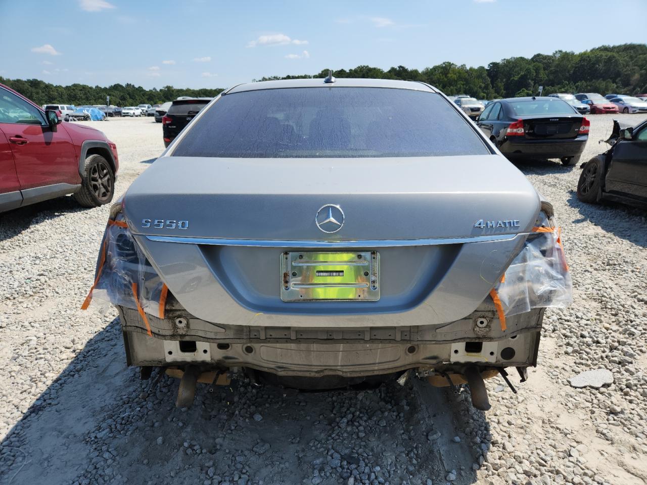 2009 Mercedes-benz S 550 4matic Silver vin: WDDNG86X49A263268