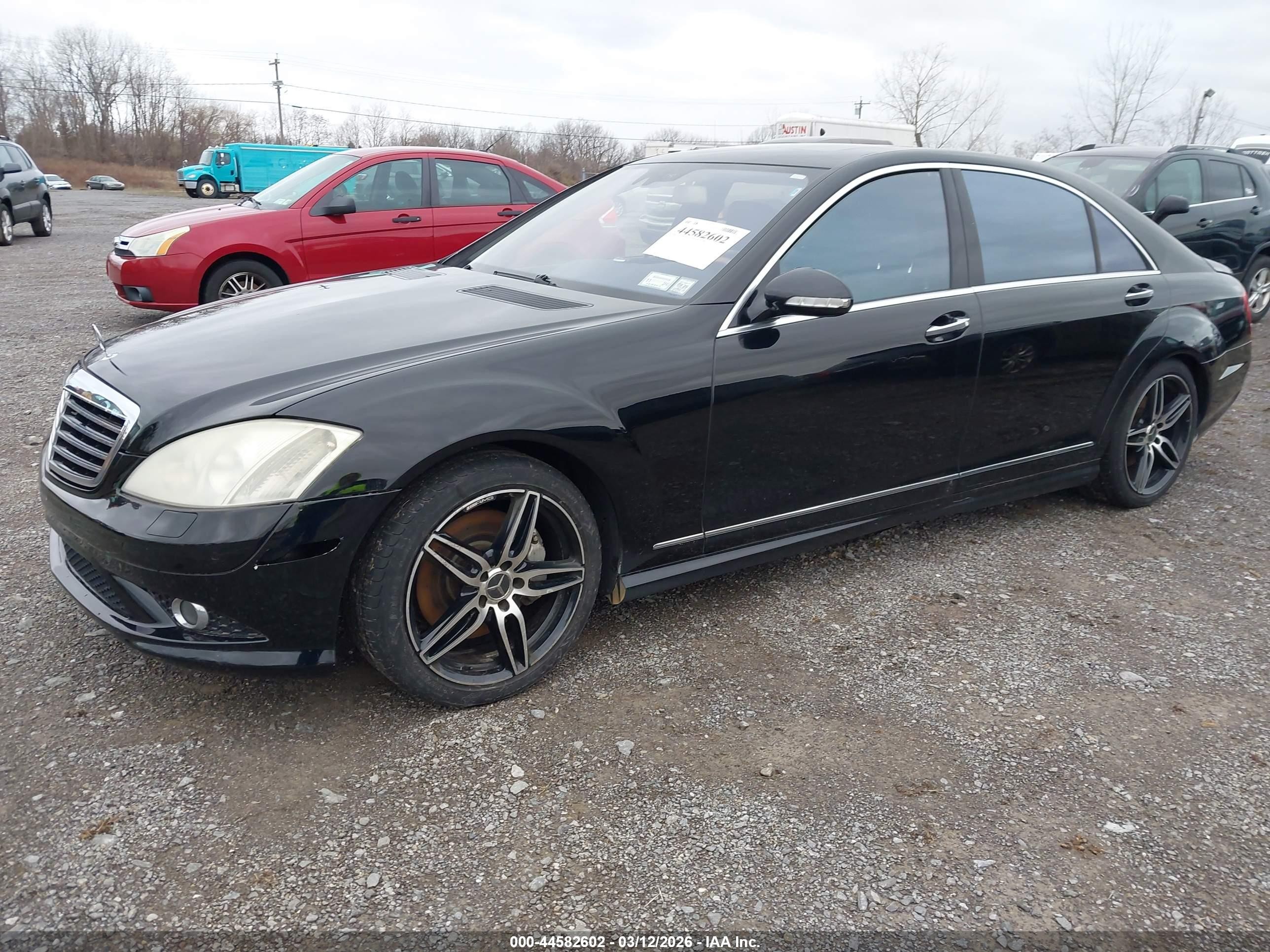 2008 Mercedes-benz S 550 4matic Черный vin: WDDNG86X58A155093