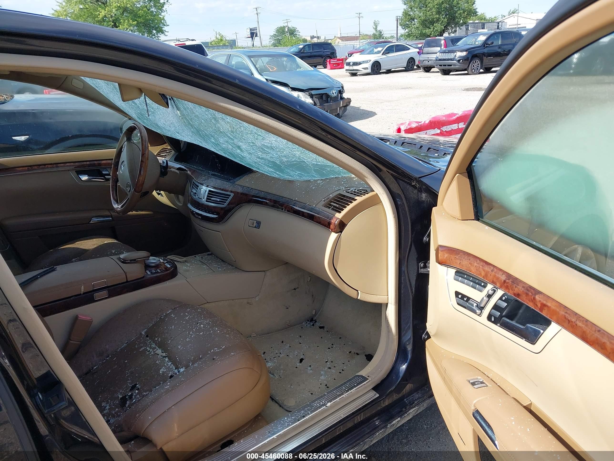 2008 Mercedes-benz S 550 4matic Black vin: WDDNG86X58A181211