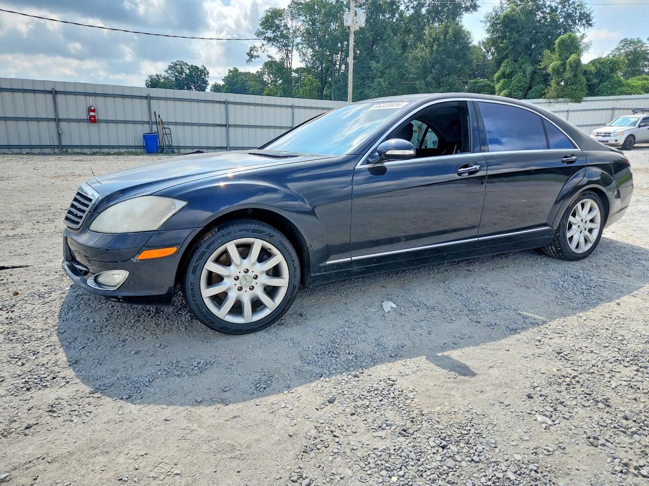 2007 Mercedes-benz S 550 4matic Black vin: WDDNG86X67A131464