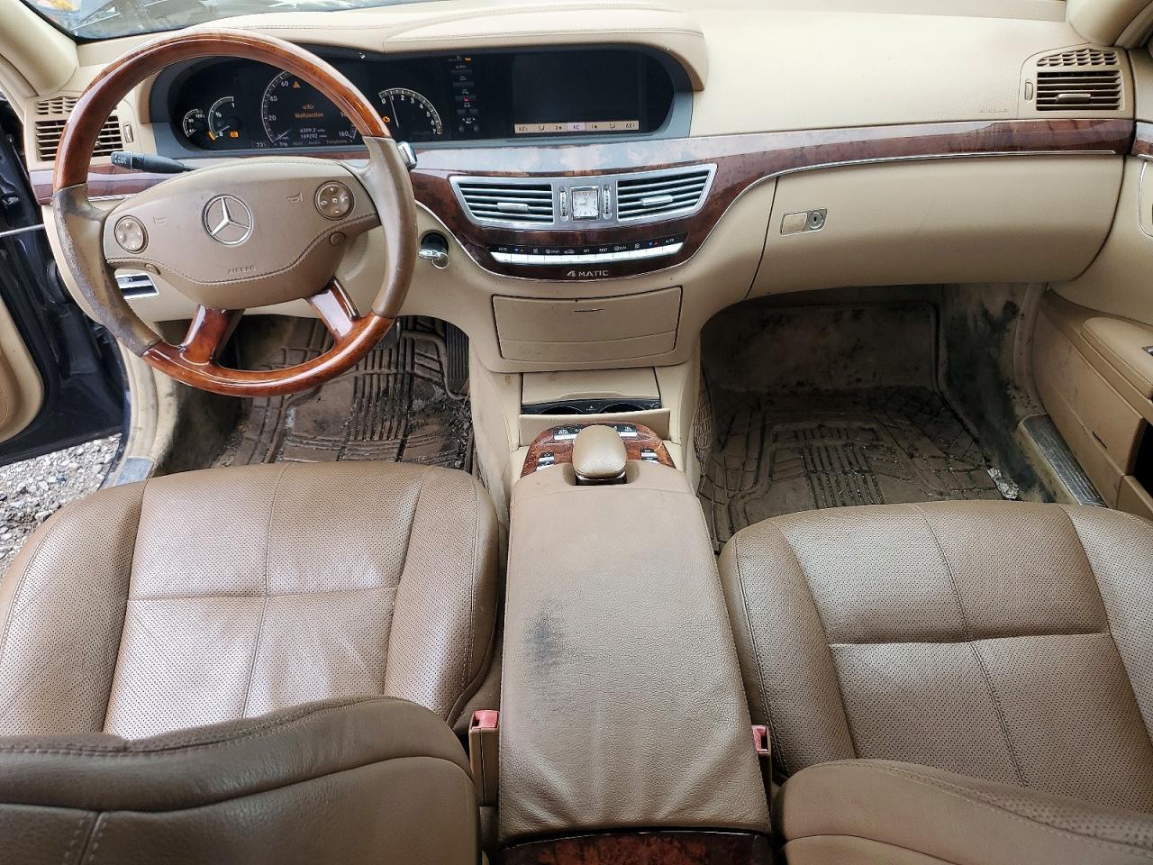 2008 Mercedes-benz S 550 4matic Black vin: WDDNG86X68A184604