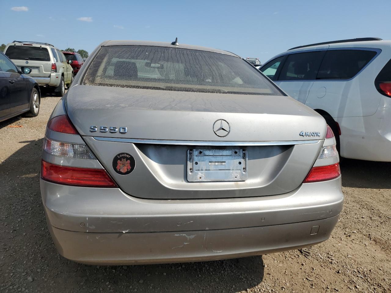 2009 Mercedes-benz S 550 4matic Cream vin: WDDNG86X69A244382
