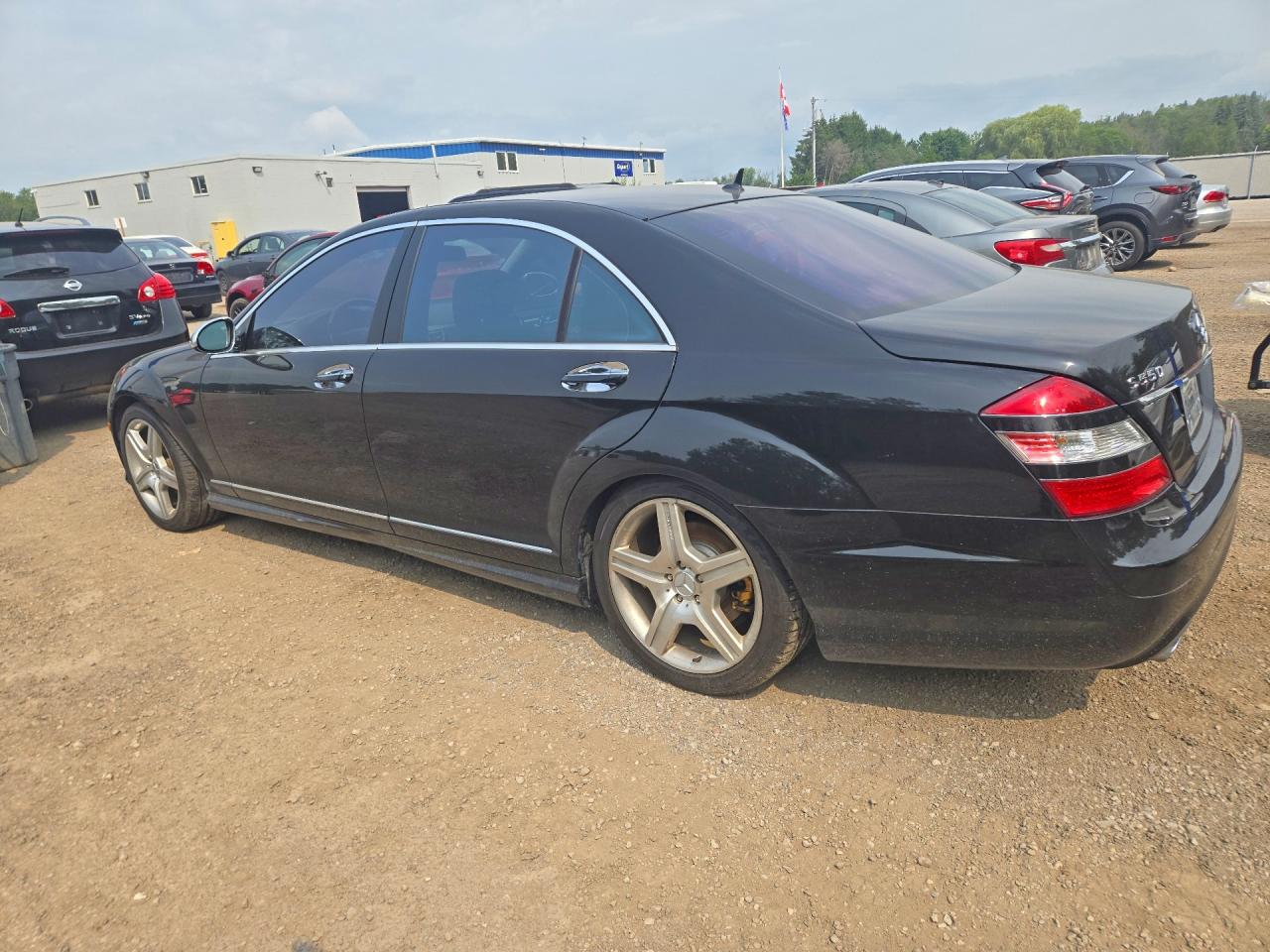 2007 Mercedes-benz S 550 4matic Черный vin: WDDNG86X87A108428