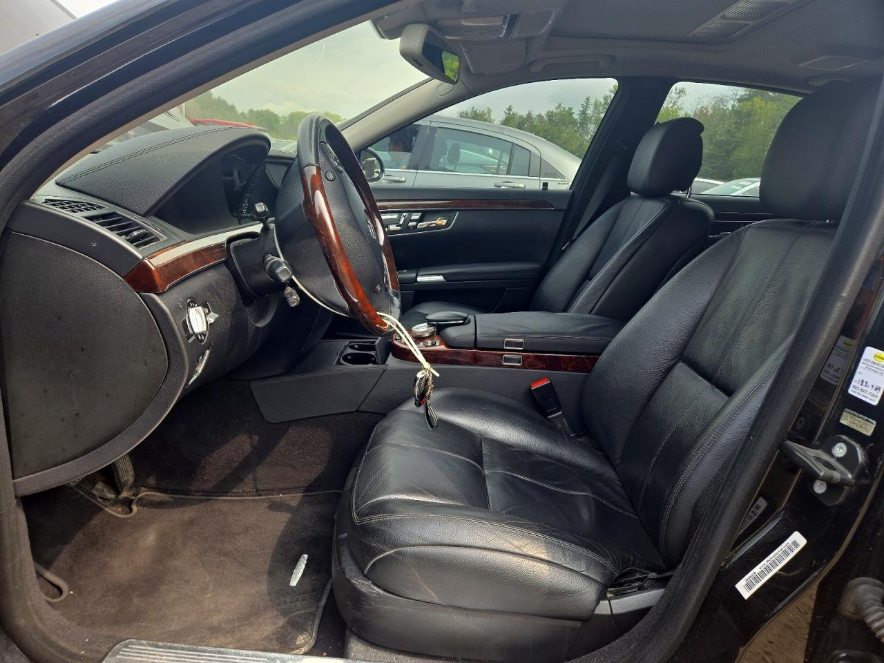 2007 Mercedes-benz S 550 4matic Черный vin: WDDNG86X87A108428