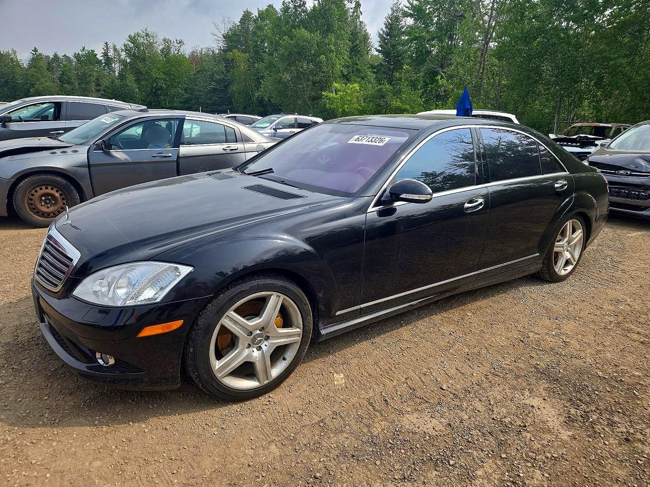 2007 Mercedes-benz S 550 4matic Черный vin: WDDNG86X87A108428