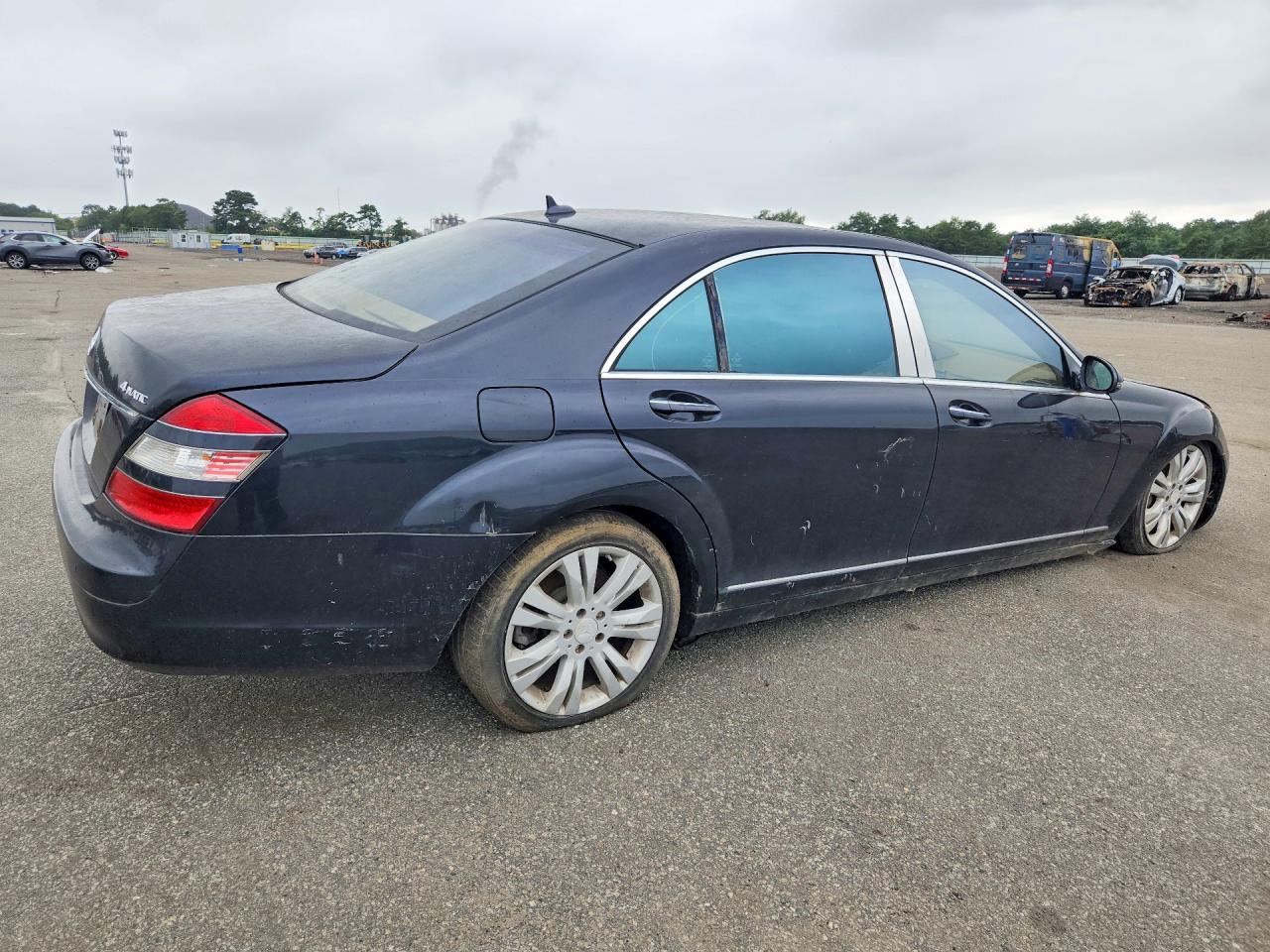 2008 Mercedes-benz S 550 4matic Синий vin: WDDNG86X88A224908