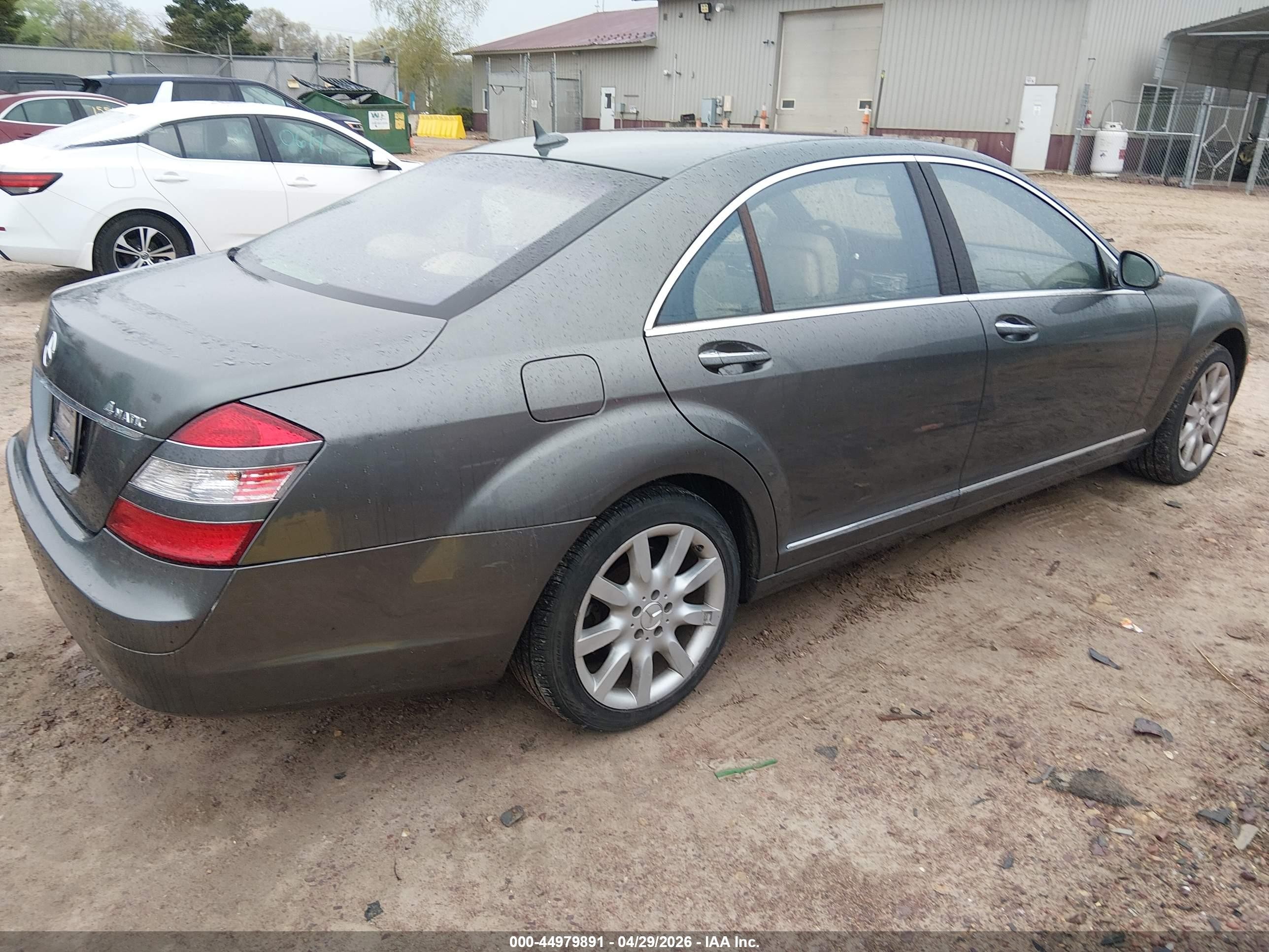 2007 Mercedes-benz S 550 4matic Pewter vin: WDDNG86X97A109264