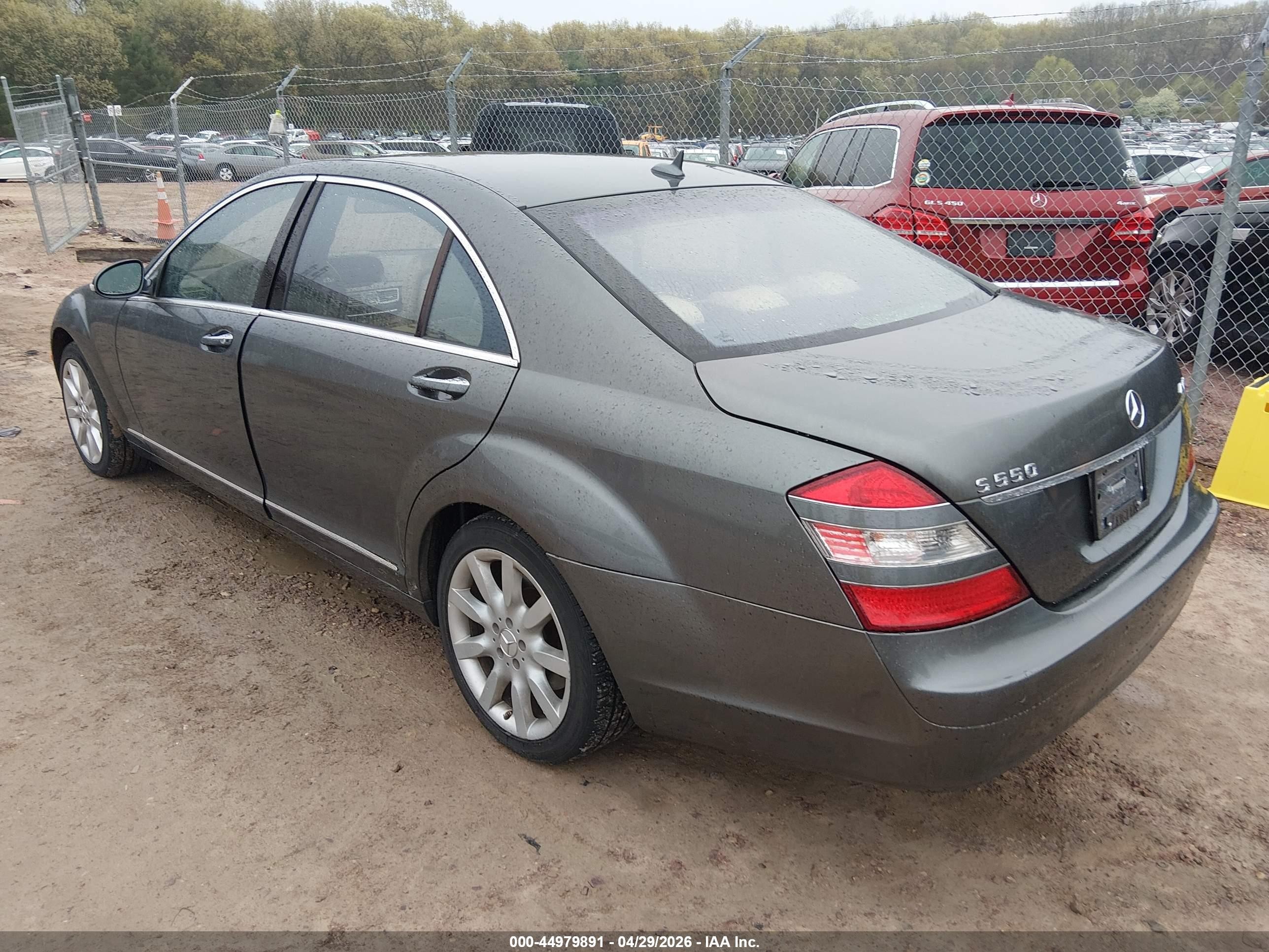 2007 Mercedes-benz S 550 4matic Pewter vin: WDDNG86X97A109264
