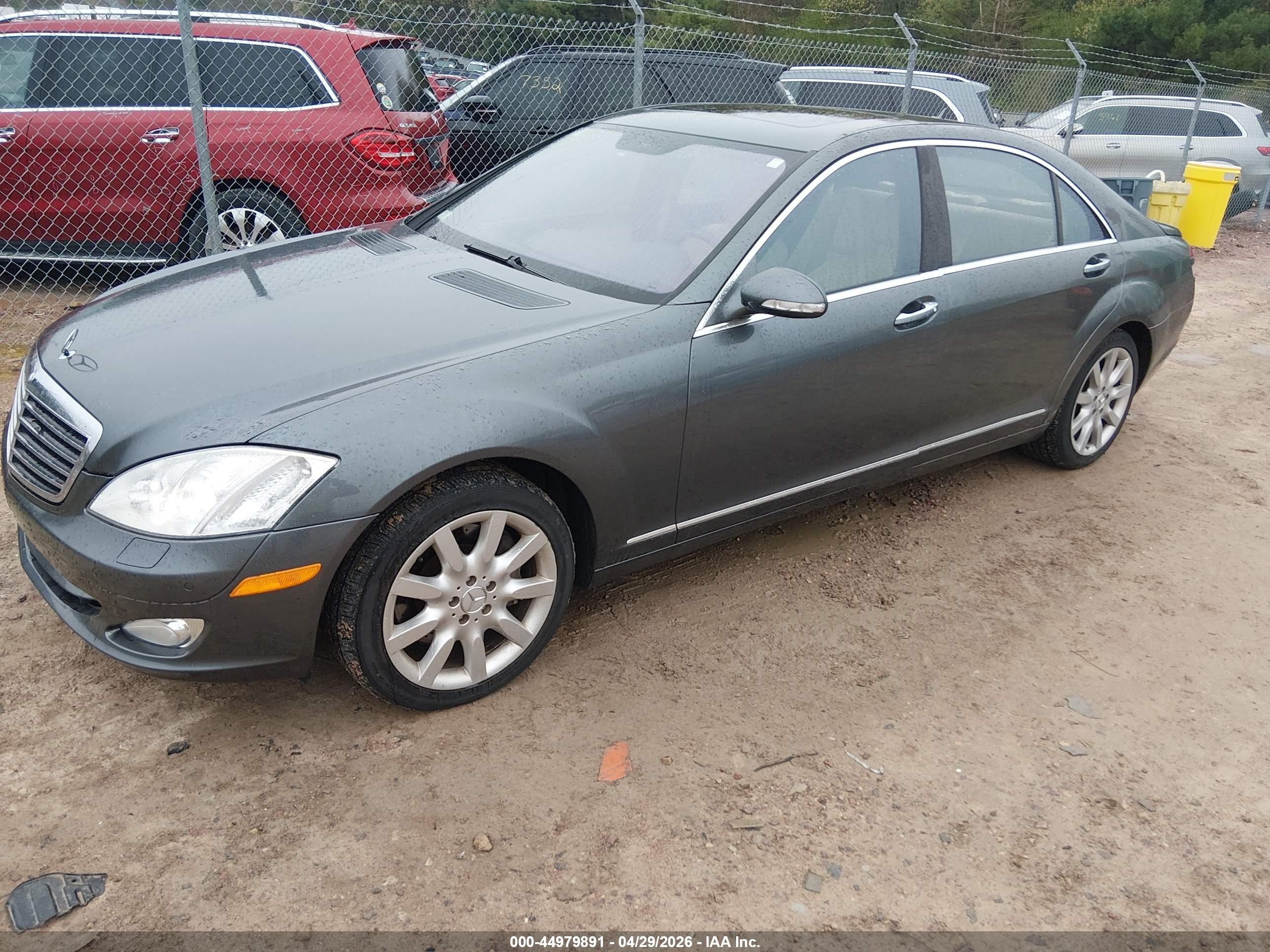2007 Mercedes-benz S 550 4matic Pewter vin: WDDNG86X97A109264