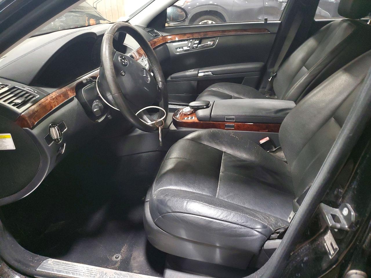2008 Mercedes-benz S 550 4matic Black vin: WDDNG86X98A182183