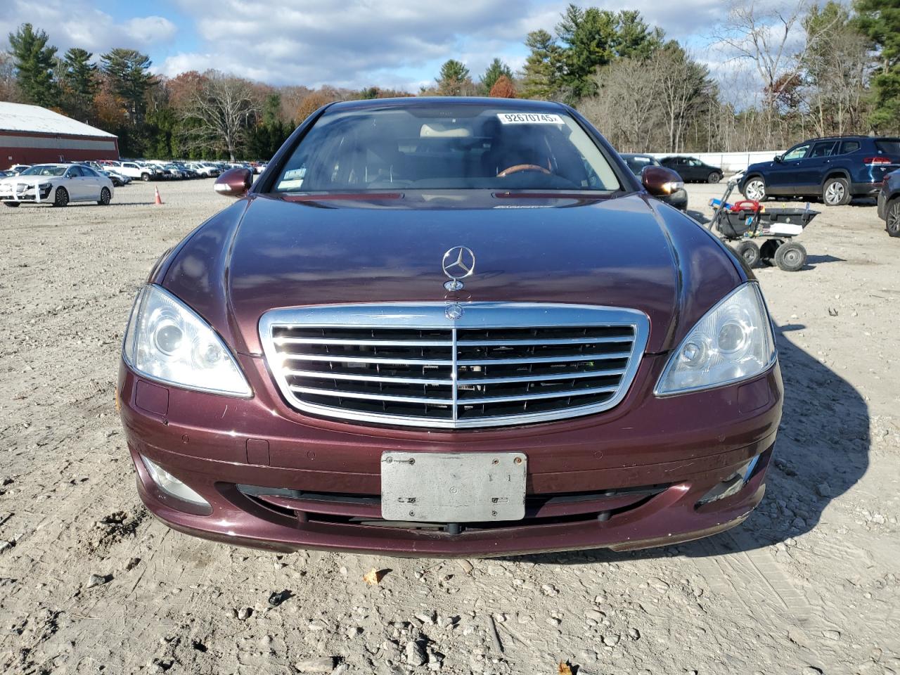 2009 Mercedes-benz S 550 4matic Purple vin: WDDNG86X99A247860