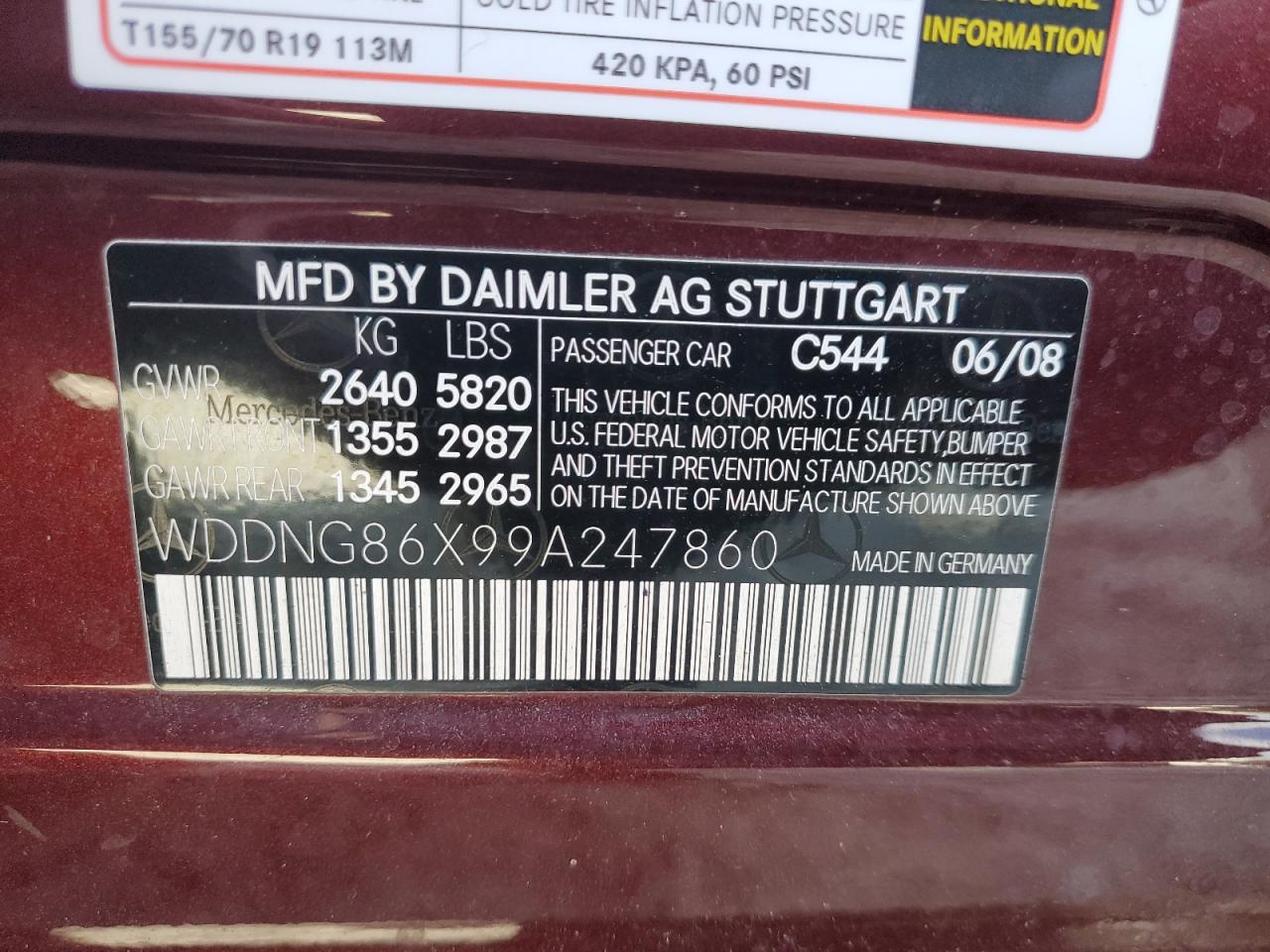 2009 Mercedes-benz S 550 4matic Purple vin: WDDNG86X99A247860