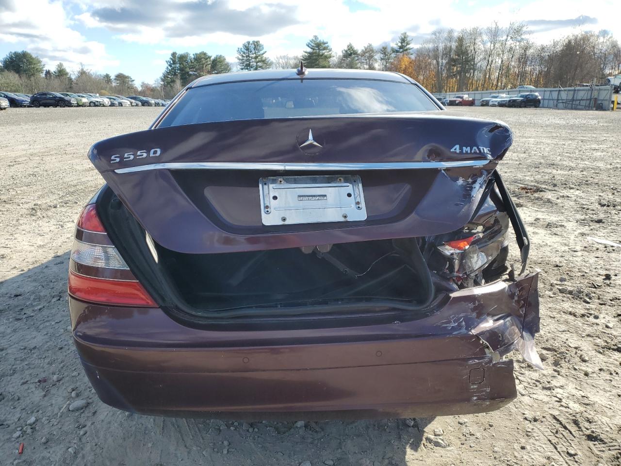 2009 Mercedes-benz S 550 4matic Purple vin: WDDNG86X99A247860