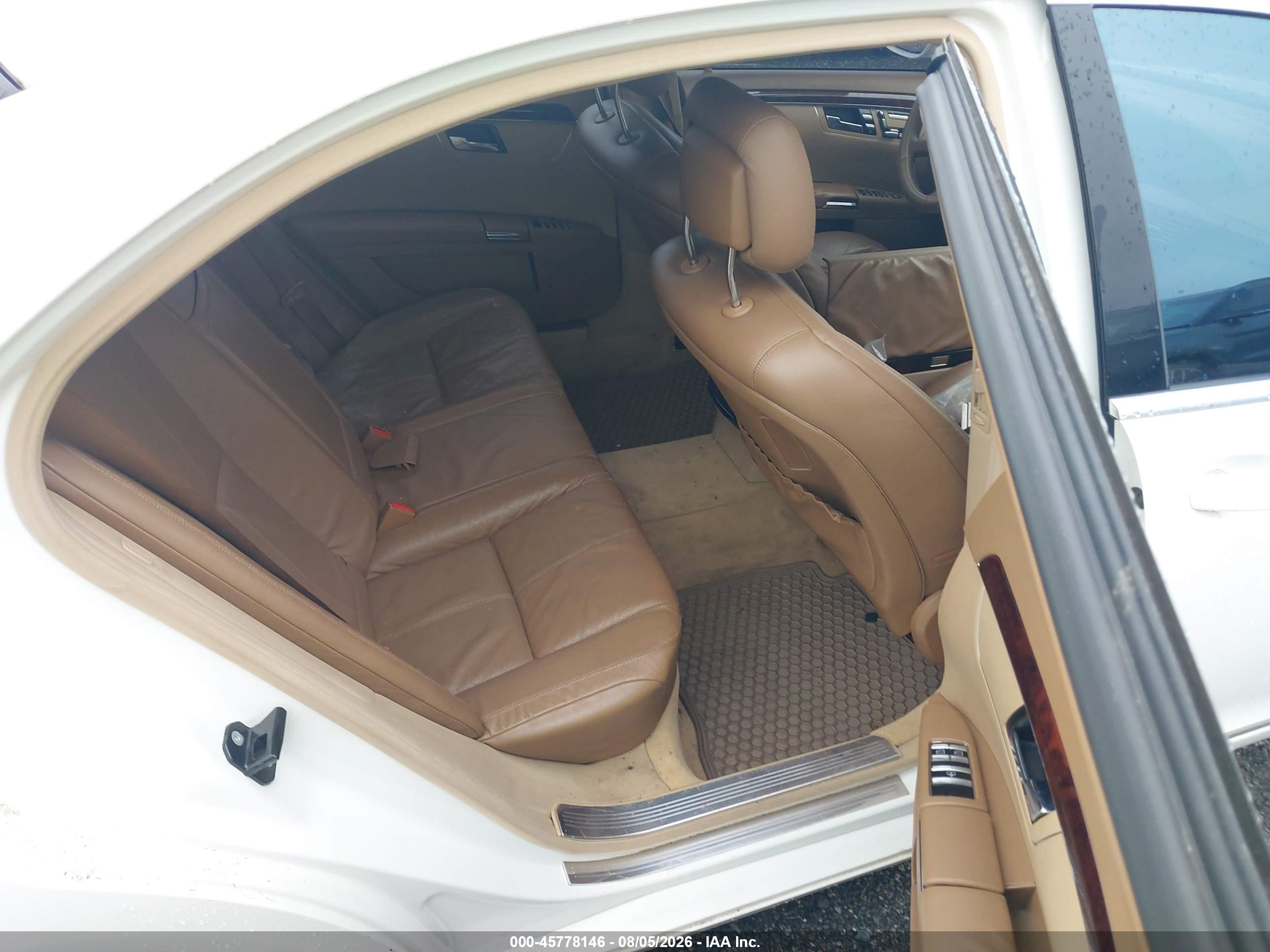 2008 Mercedes-benz S 550 4matic White vin: WDDNG86XX8A196559