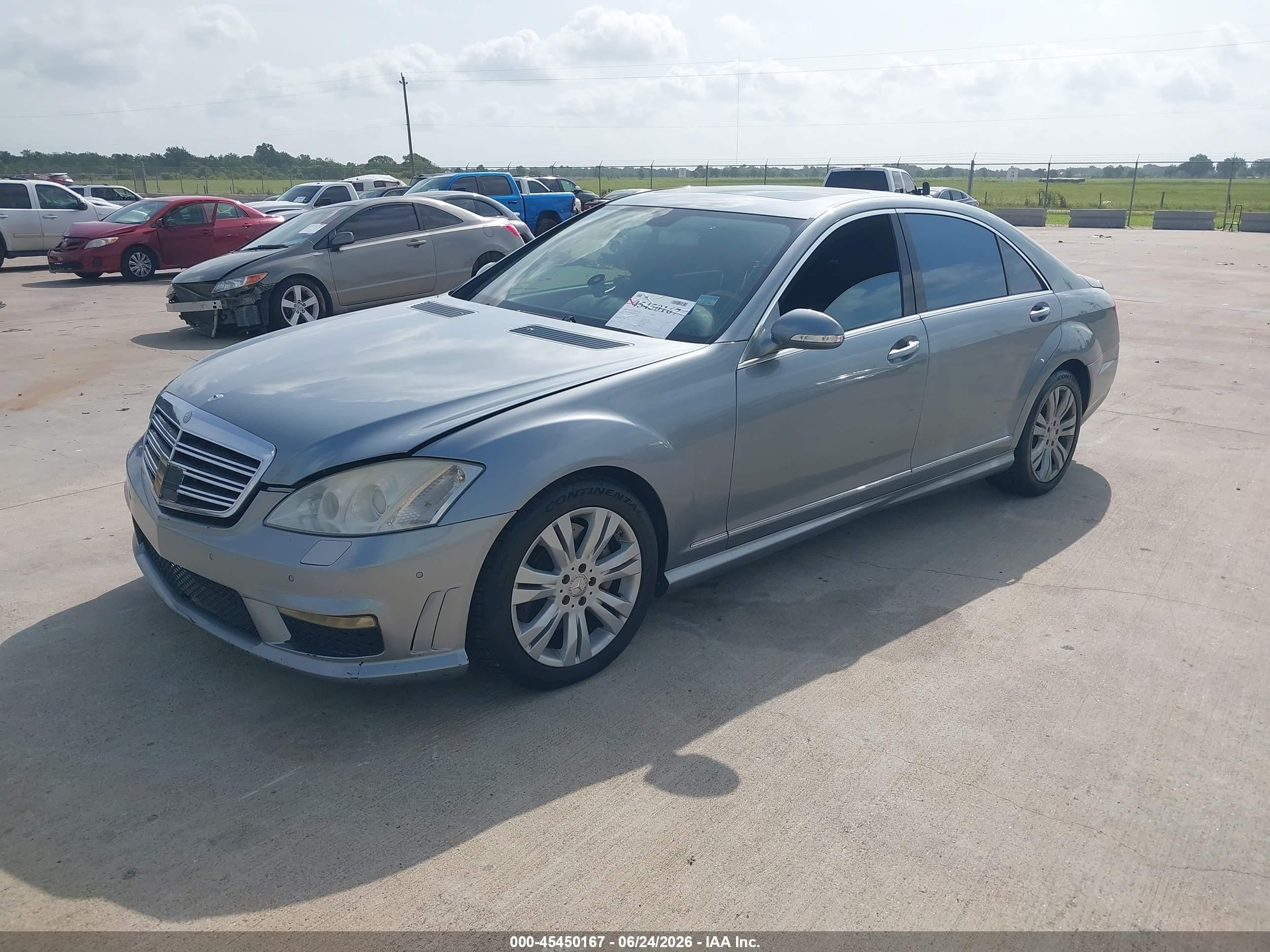 2009 Mercedes-benz S 550 4matic Gray vin: WDDNG86XX9A262416