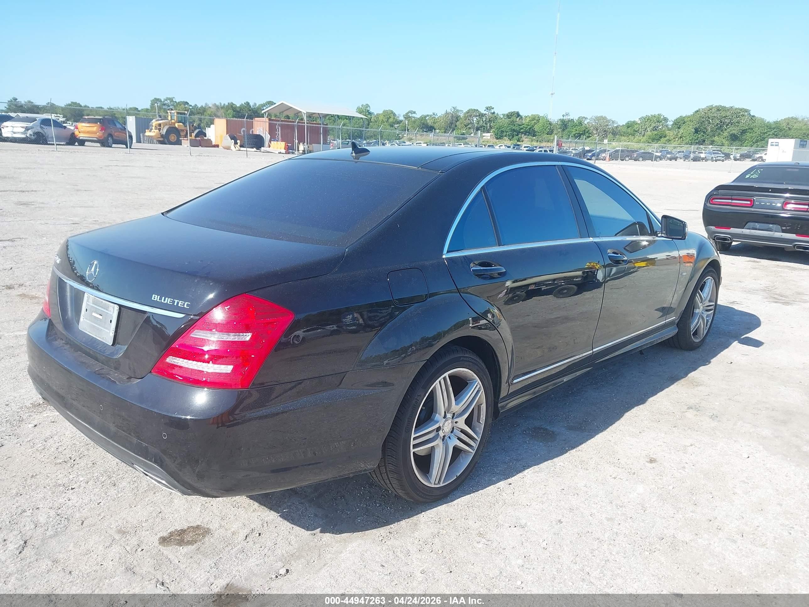 2012 Mercedes-benz S 350 Bluetec 4matic Black vin: WDDNG8DB4CA421669