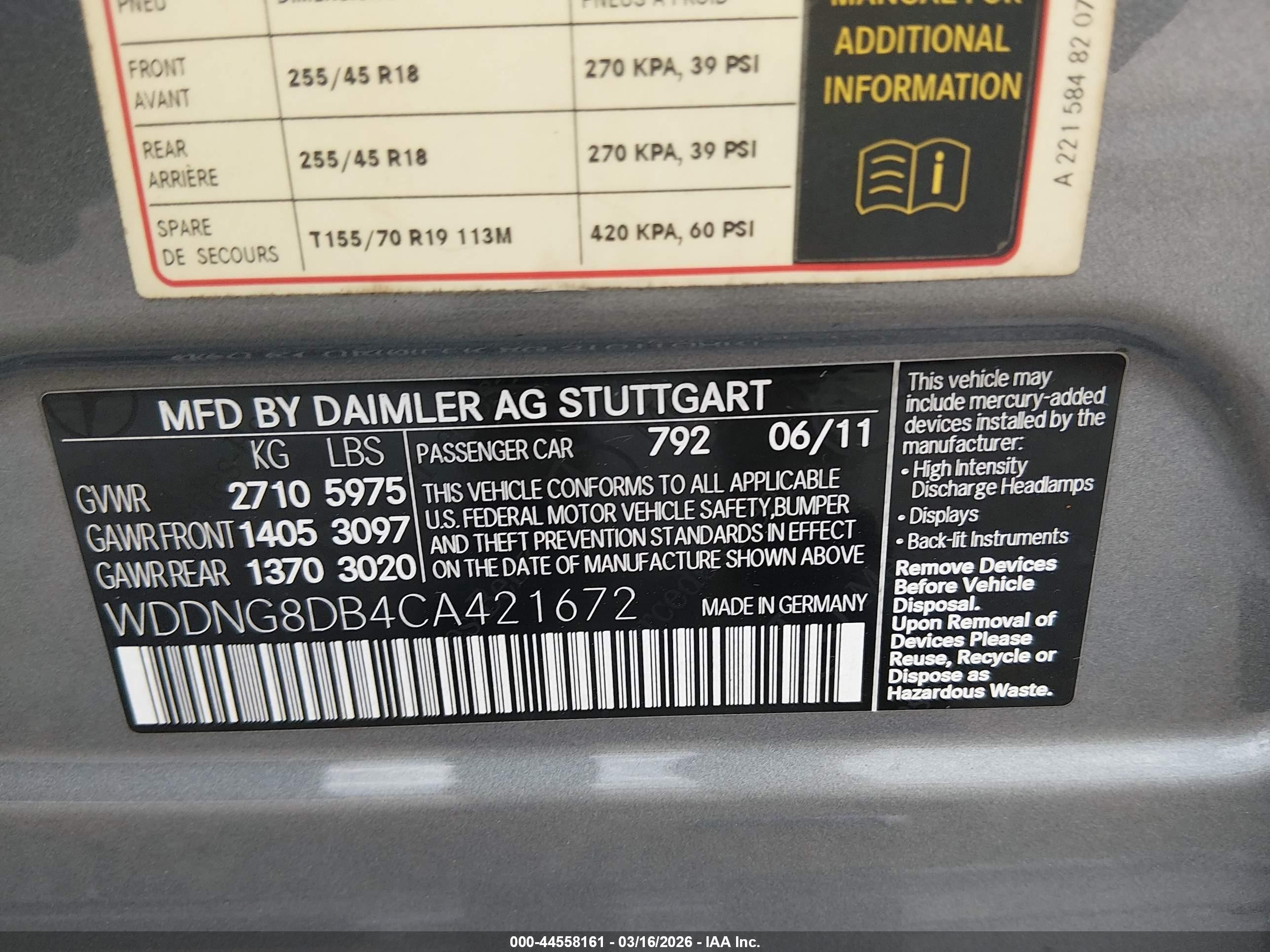 2012 Mercedes-benz S 350 Bluetec 4matic Silver vin: WDDNG8DB4CA421672
