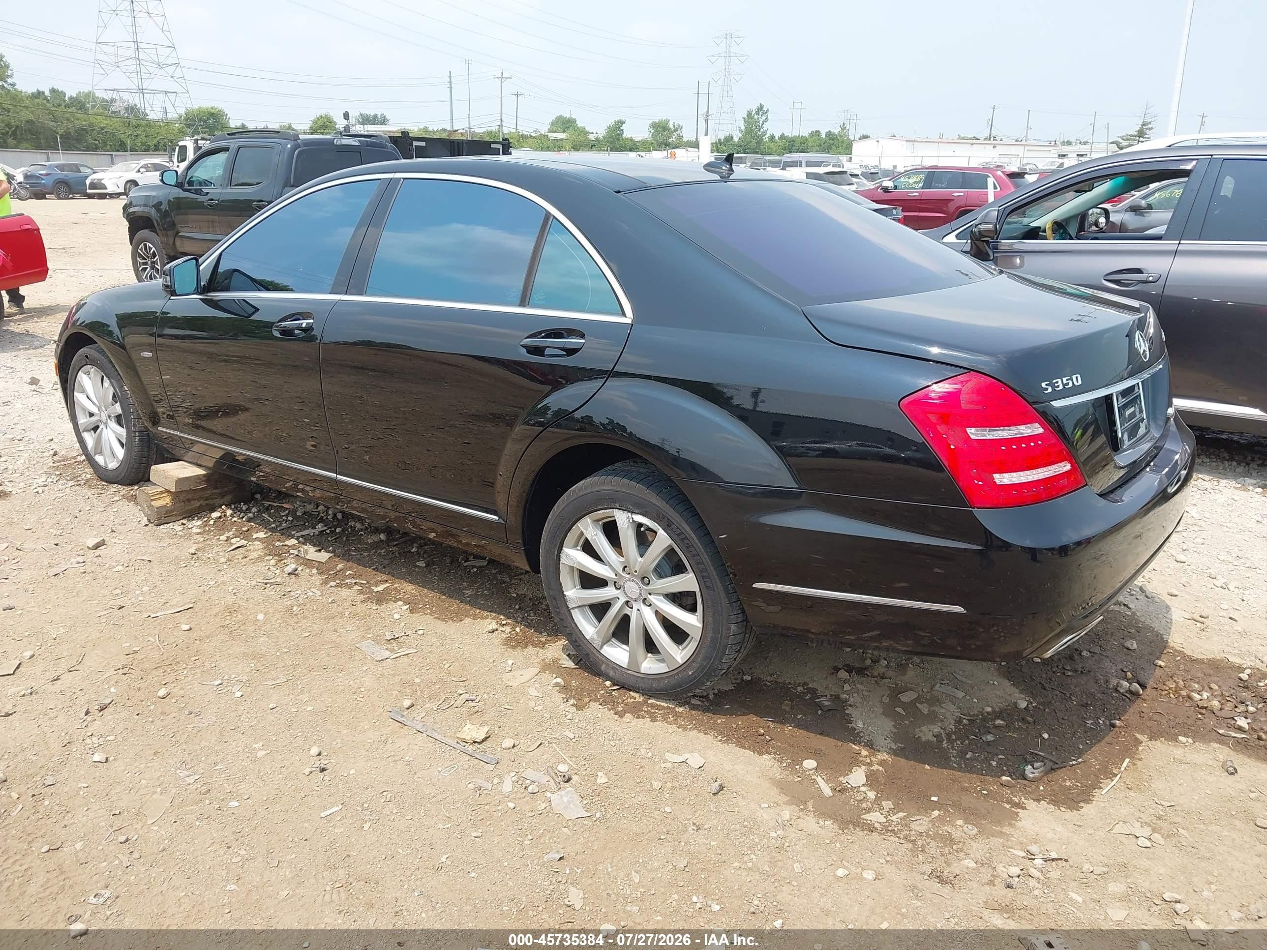 2012 Mercedes-benz S 350 Bluetec 4matic Black vin: WDDNG8DB8CA424378