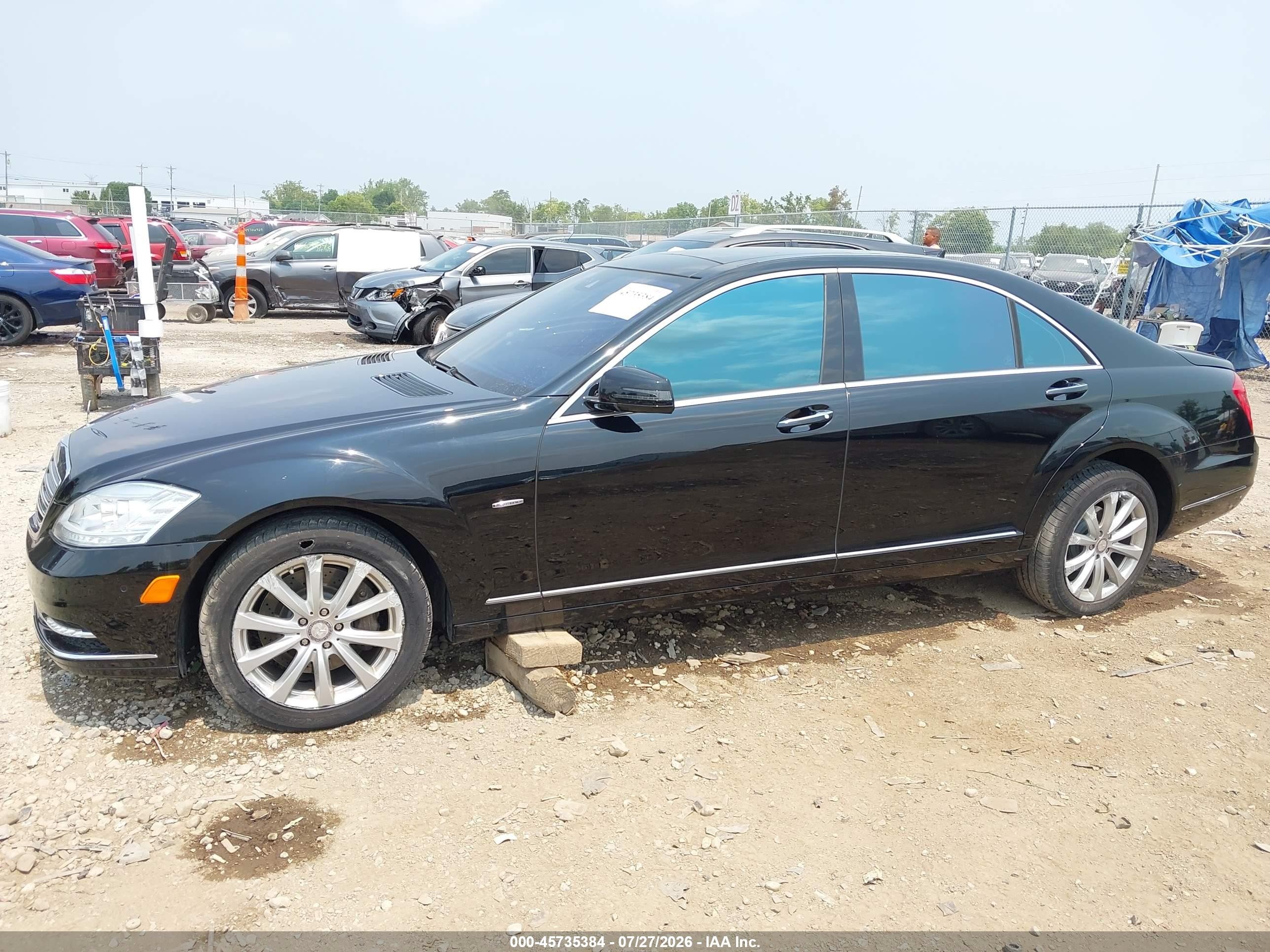 2012 Mercedes-benz S 350 Bluetec 4matic Black vin: WDDNG8DB8CA424378