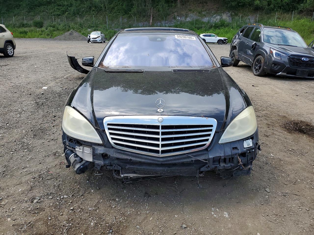 2010 Mercedes-benz S 550 4matic Black vin: WDDNG8GB2AA329615