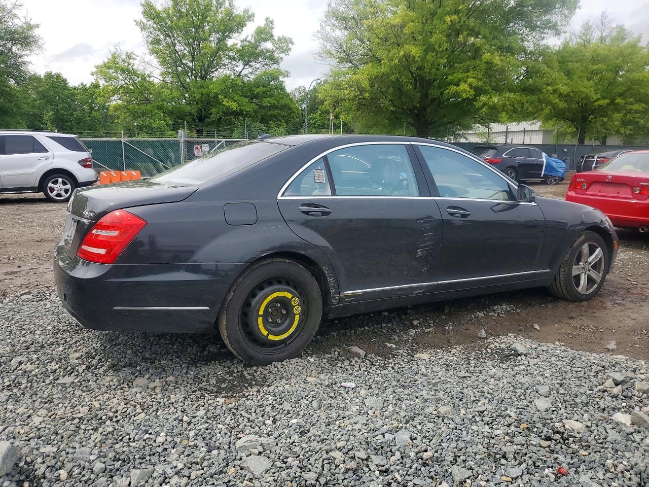 2011 Mercedes-benz S 550 4matic Черный vin: WDDNG8GB2BA368884