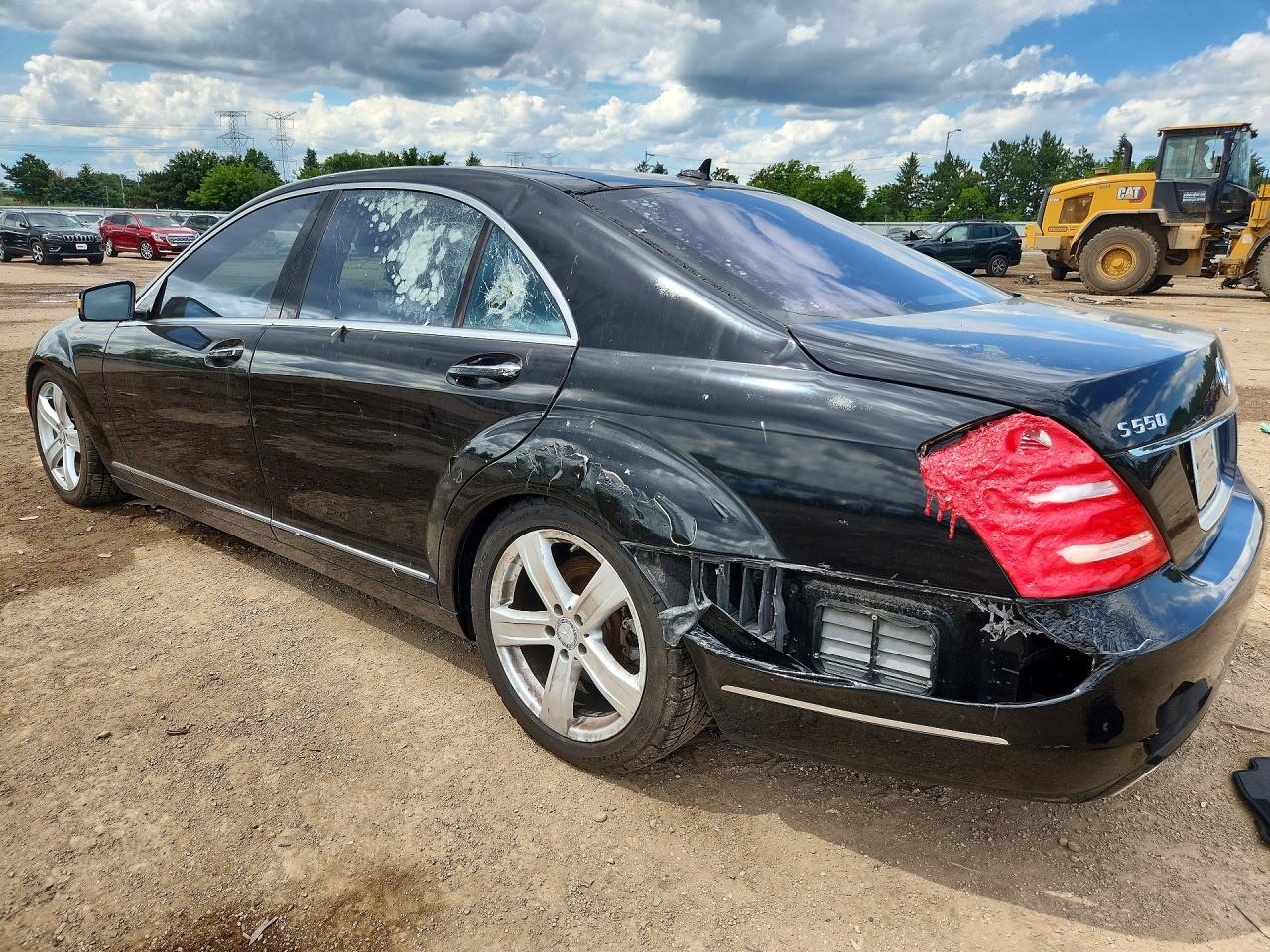 2011 Mercedes-benz S 550 4matic Black vin: WDDNG8GB9BA387318