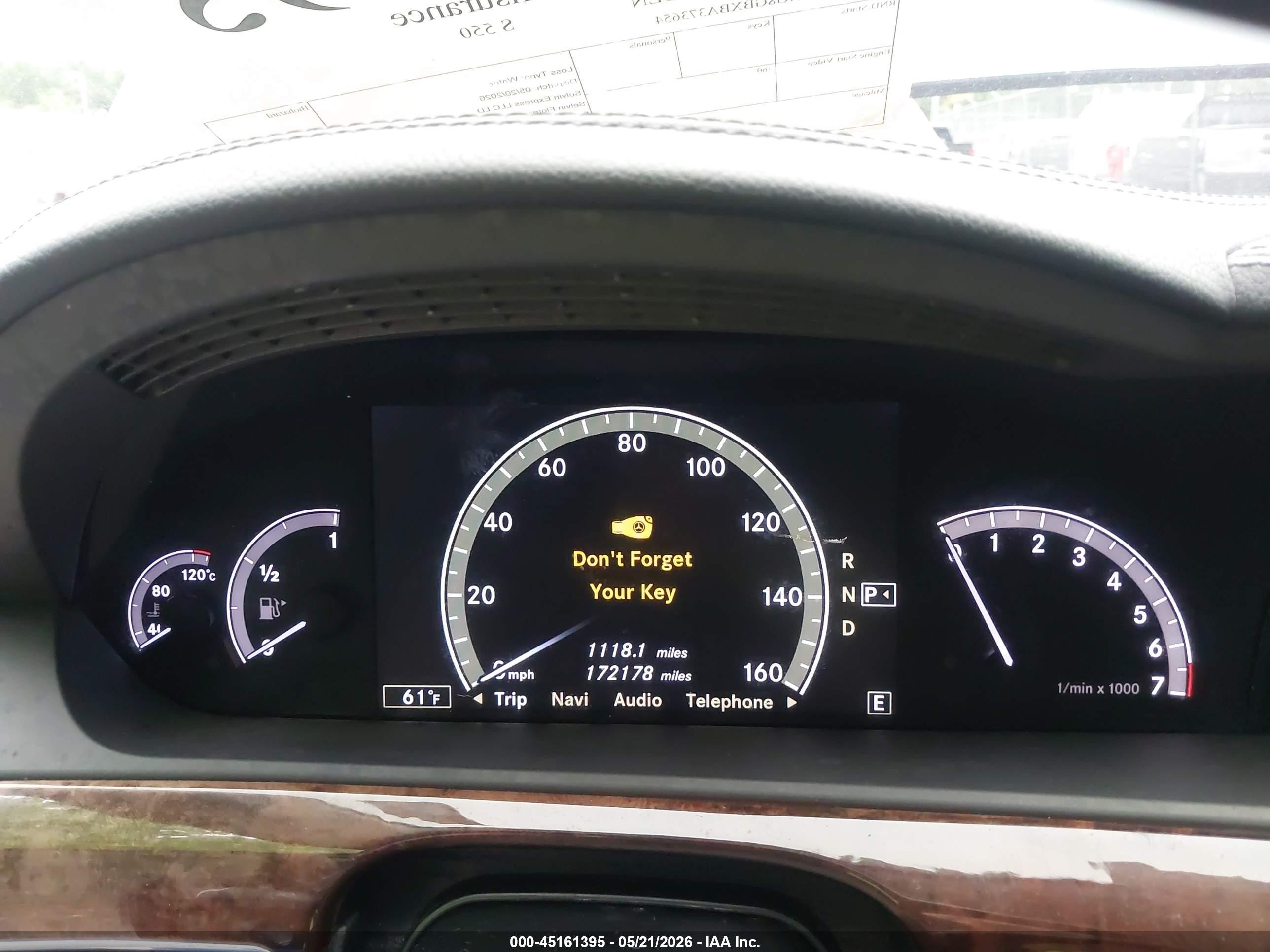 2011 Mercedes-benz S 550 4matic Серый vin: WDDNG8GBXBA373654