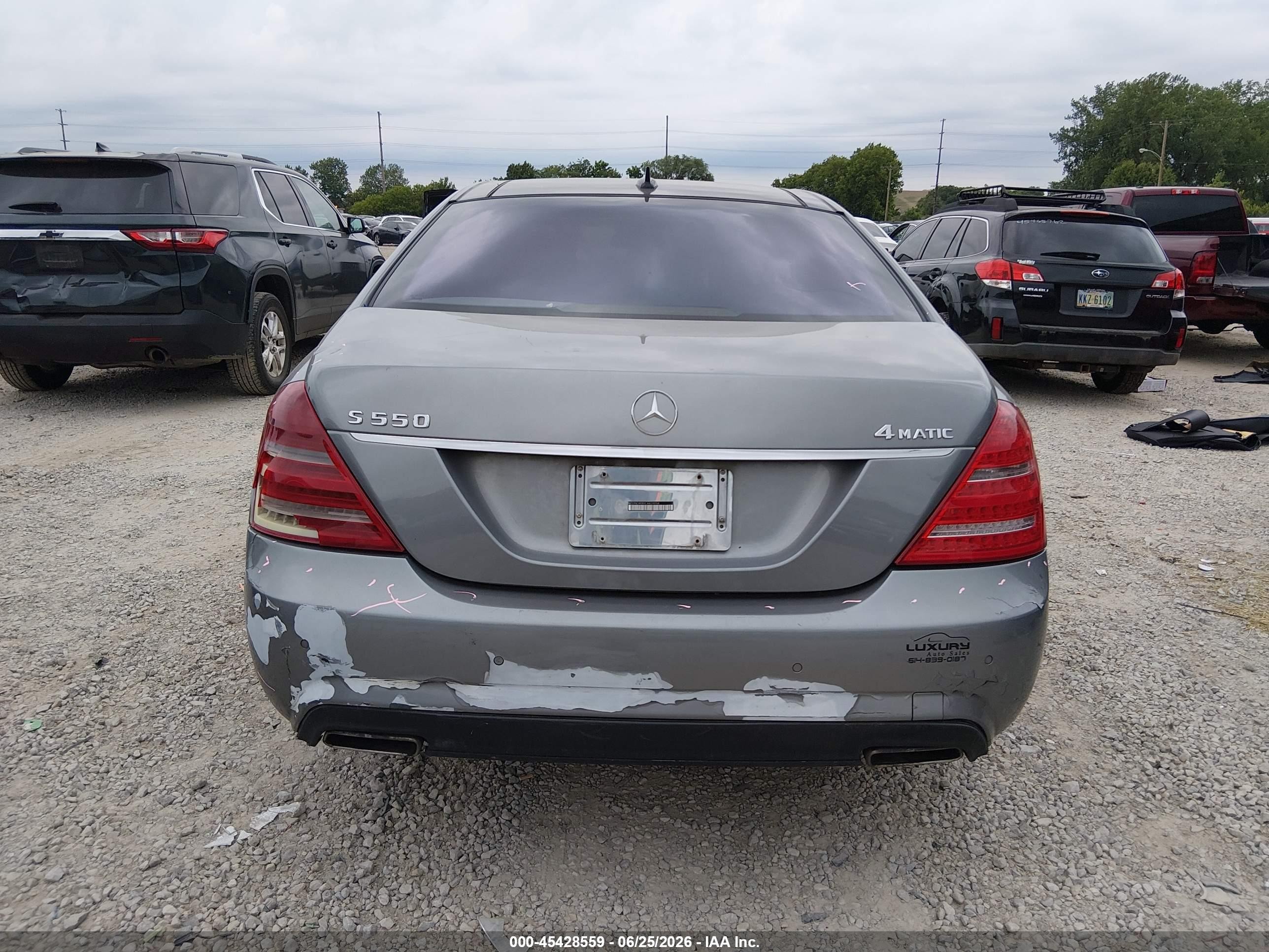 2012 Mercedes-benz S 550 4matic Gray vin: WDDNG9EB0CA420054