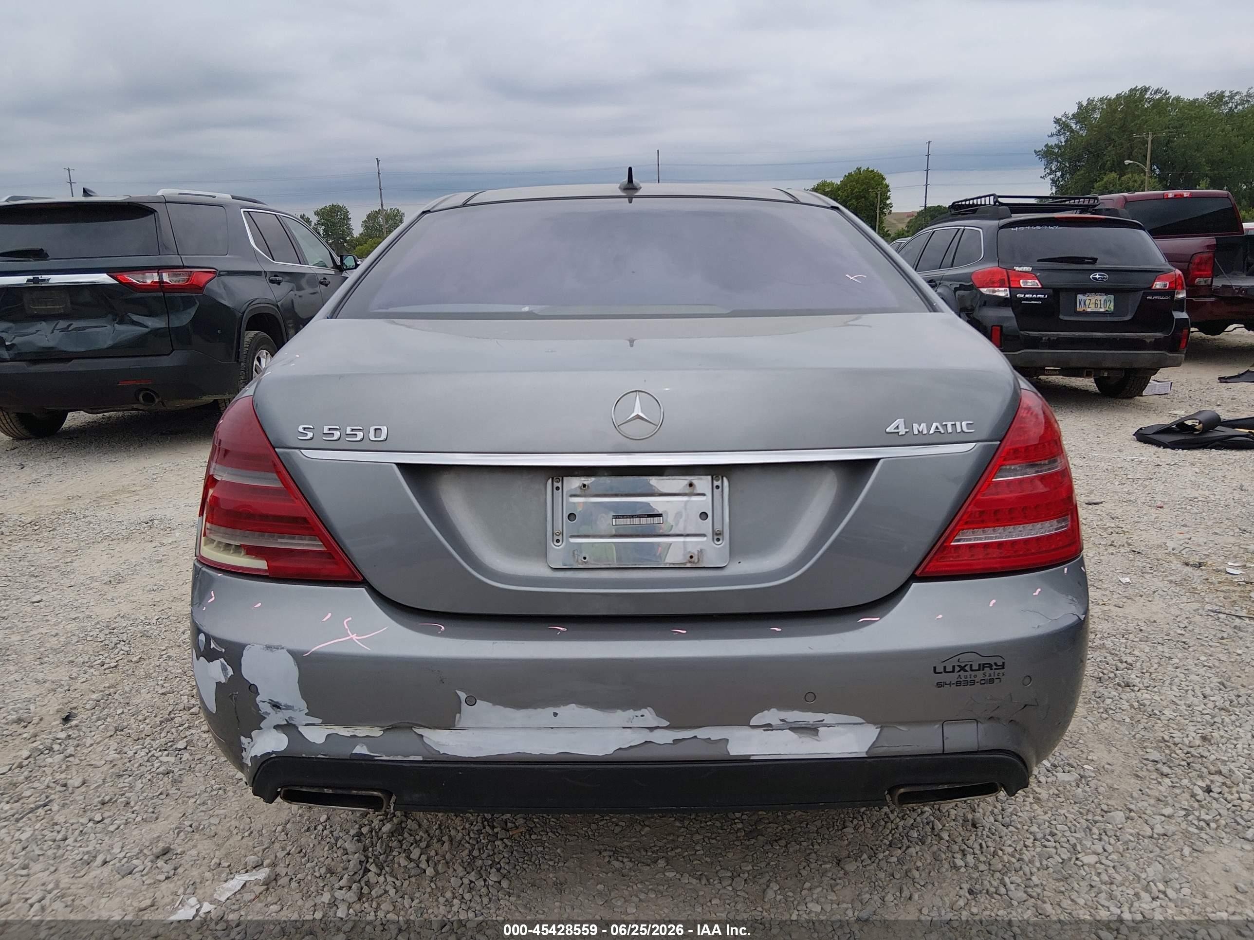 2012 Mercedes-benz S 550 4matic Gray vin: WDDNG9EB0CA420054
