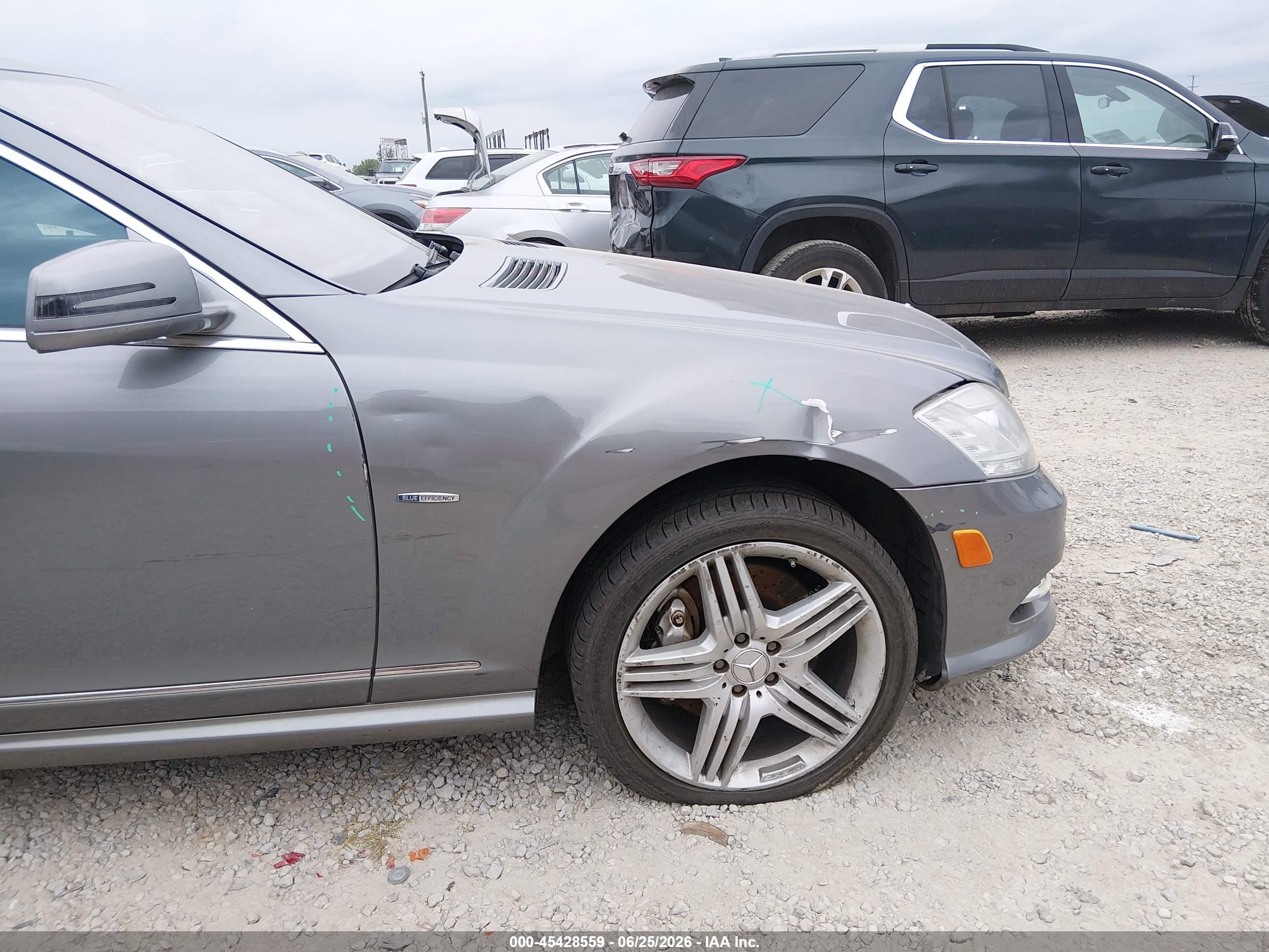 2012 Mercedes-benz S 550 4matic Gray vin: WDDNG9EB0CA420054