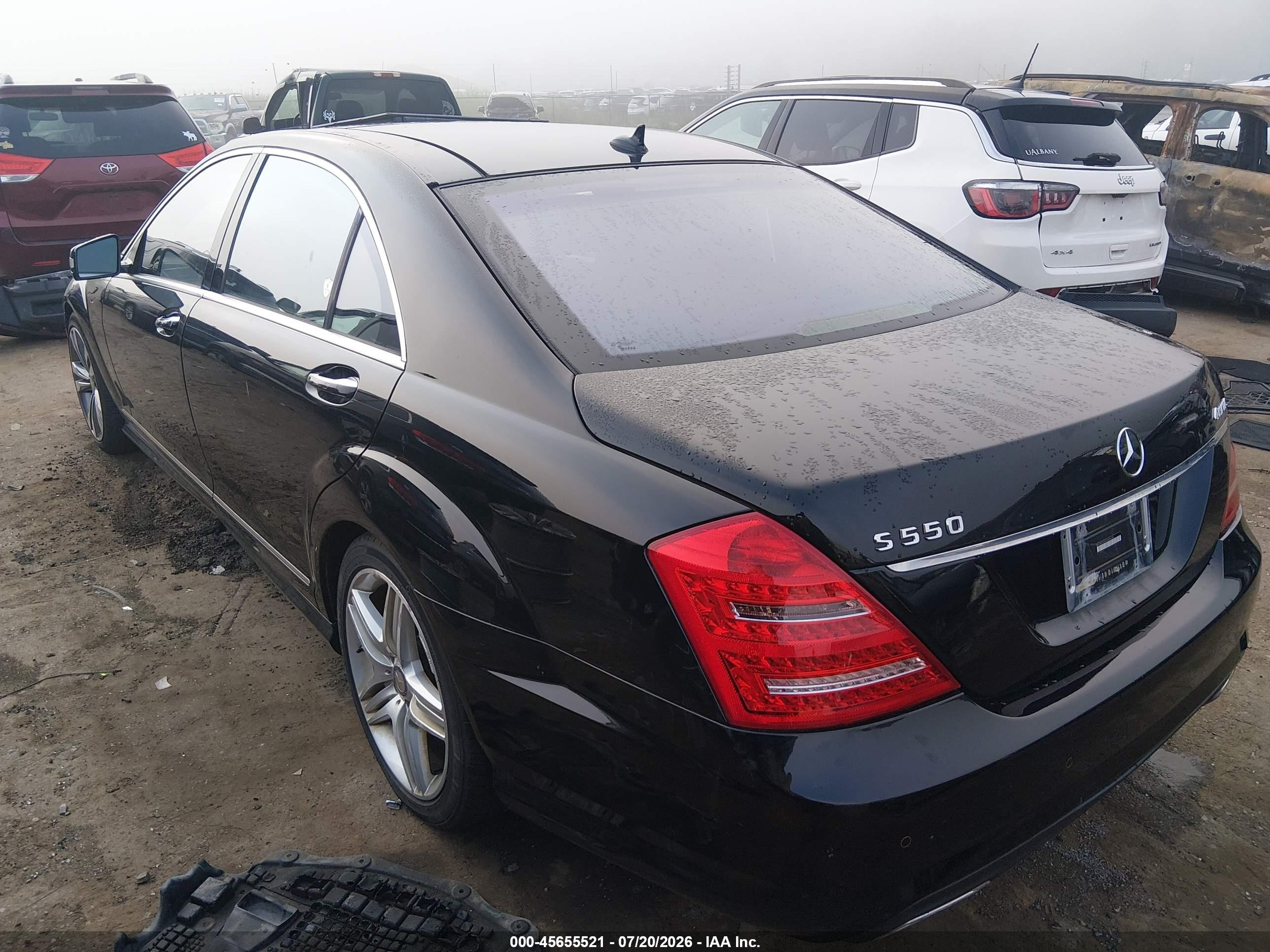 2013 Mercedes-benz S 550 4matic Black vin: WDDNG9EB0DA496634