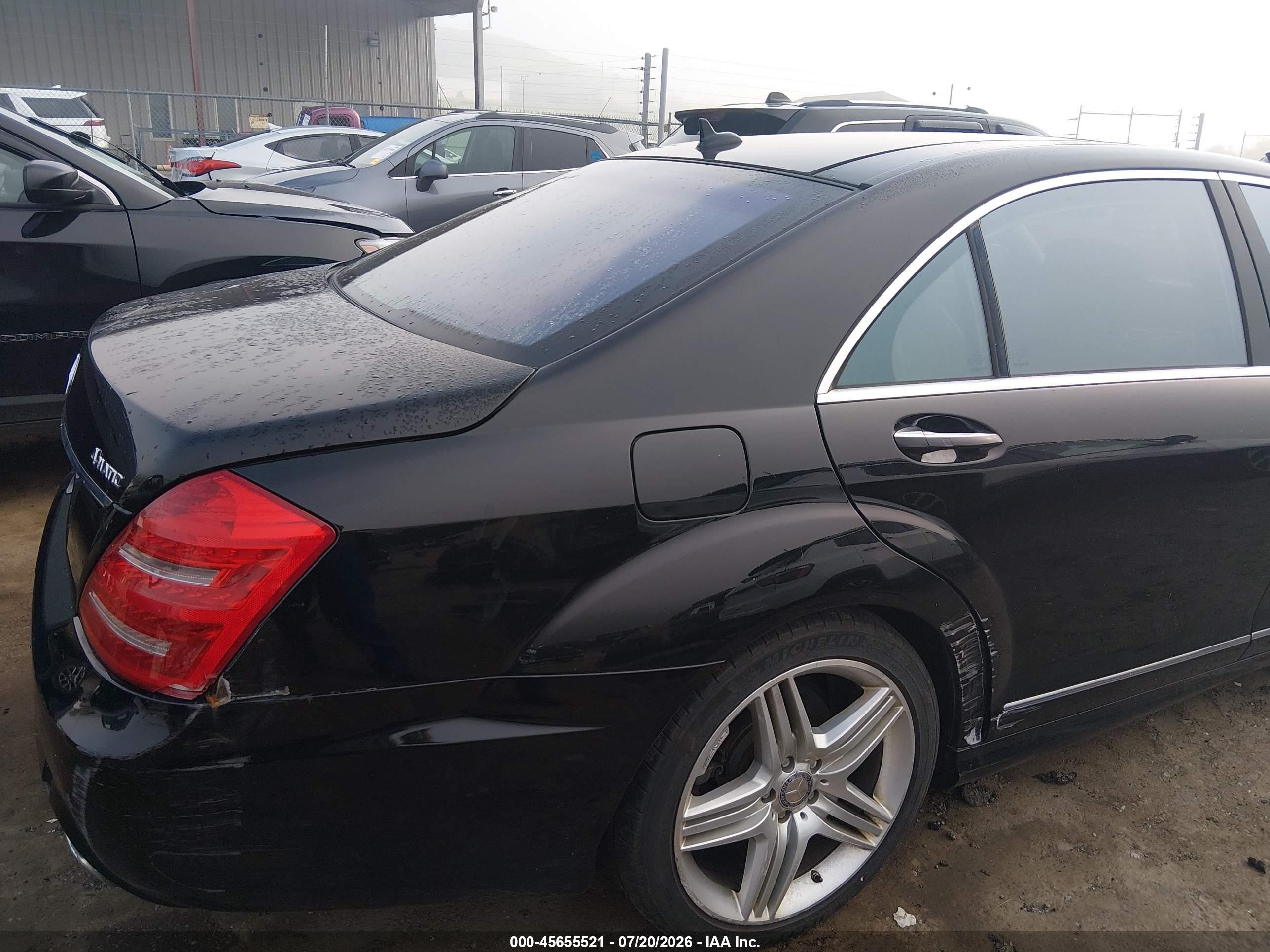 2013 Mercedes-benz S 550 4matic Black vin: WDDNG9EB0DA496634
