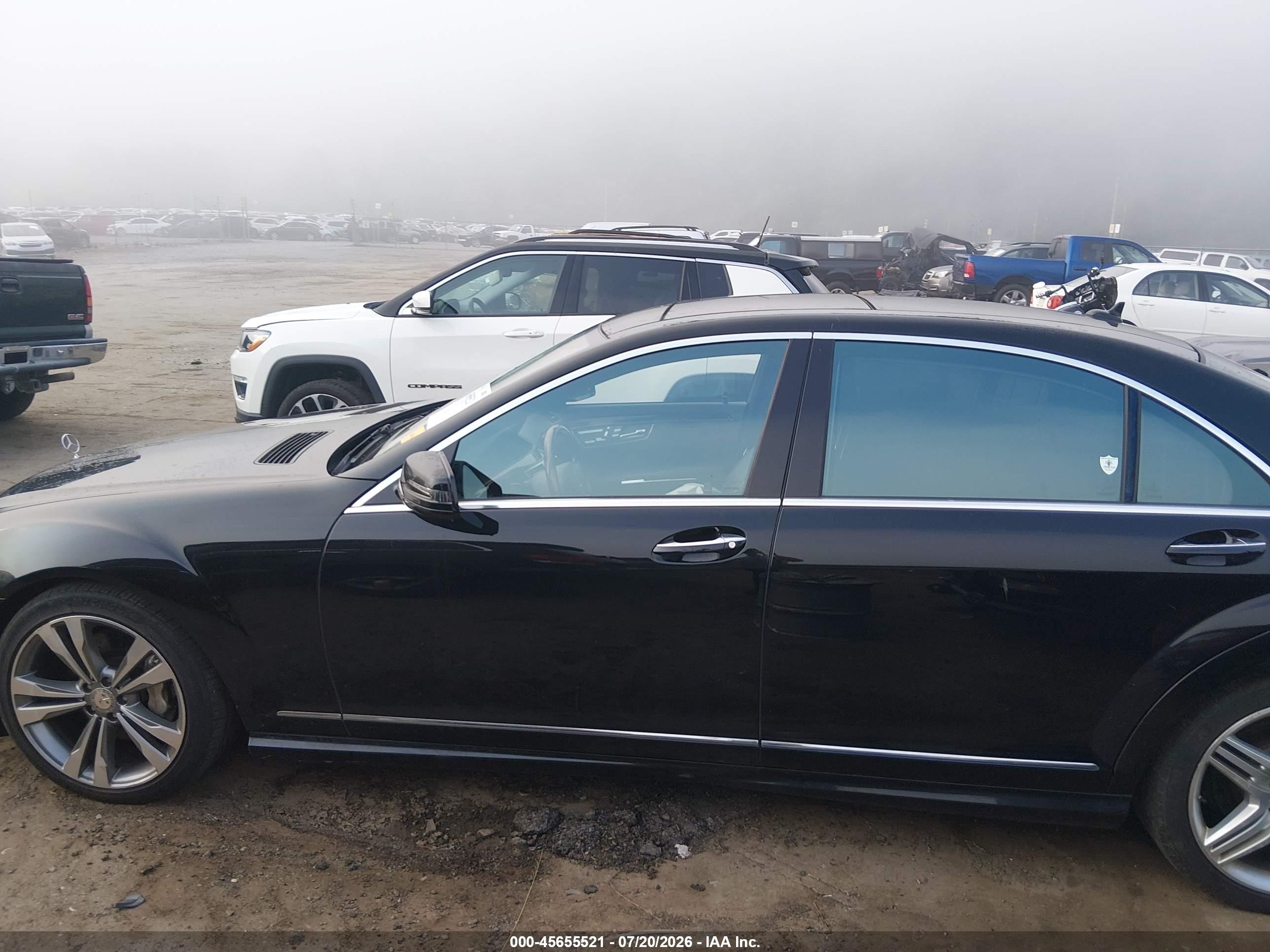 2013 Mercedes-benz S 550 4matic Black vin: WDDNG9EB0DA496634