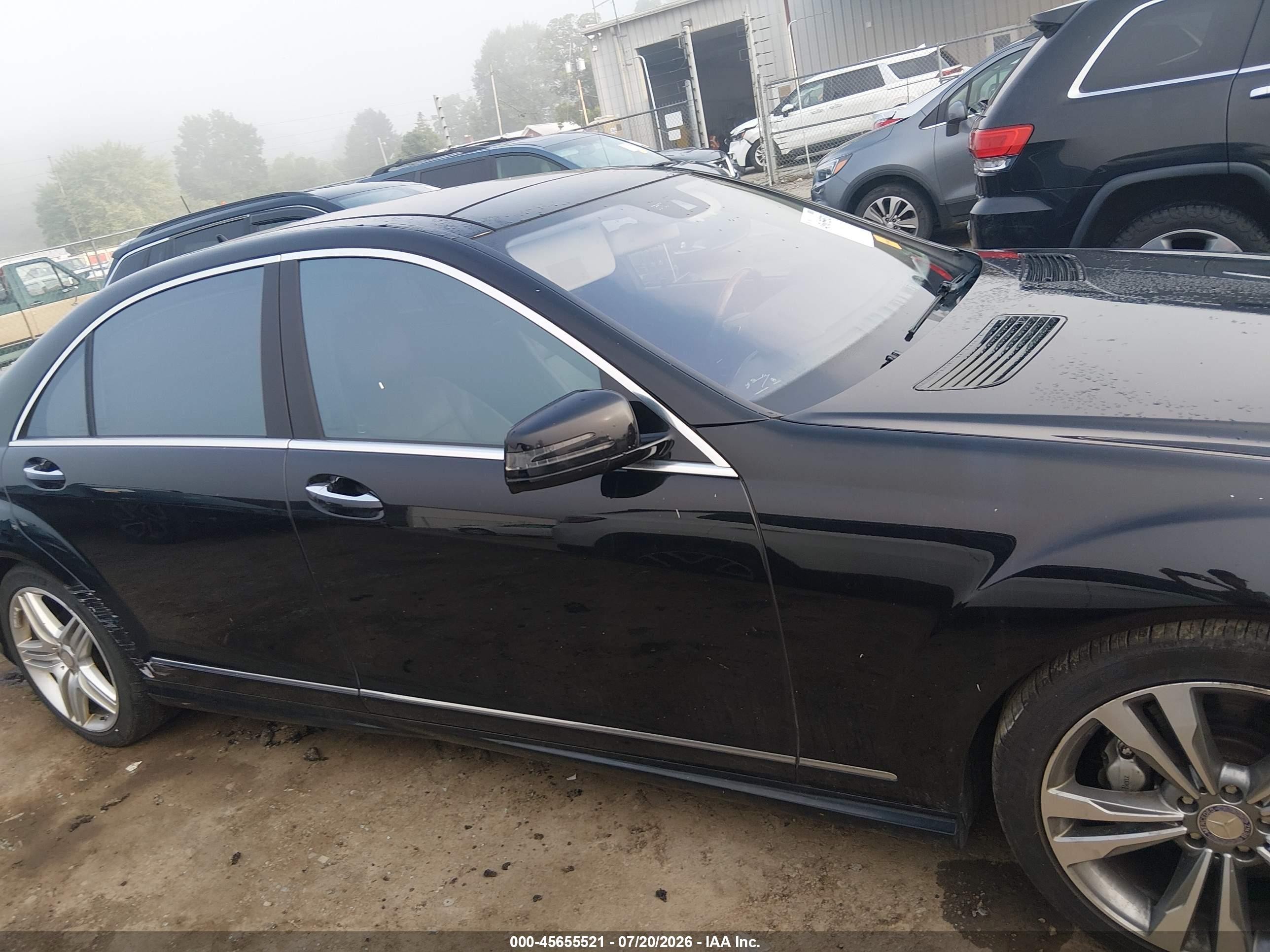 2013 Mercedes-benz S 550 4matic Black vin: WDDNG9EB0DA496634