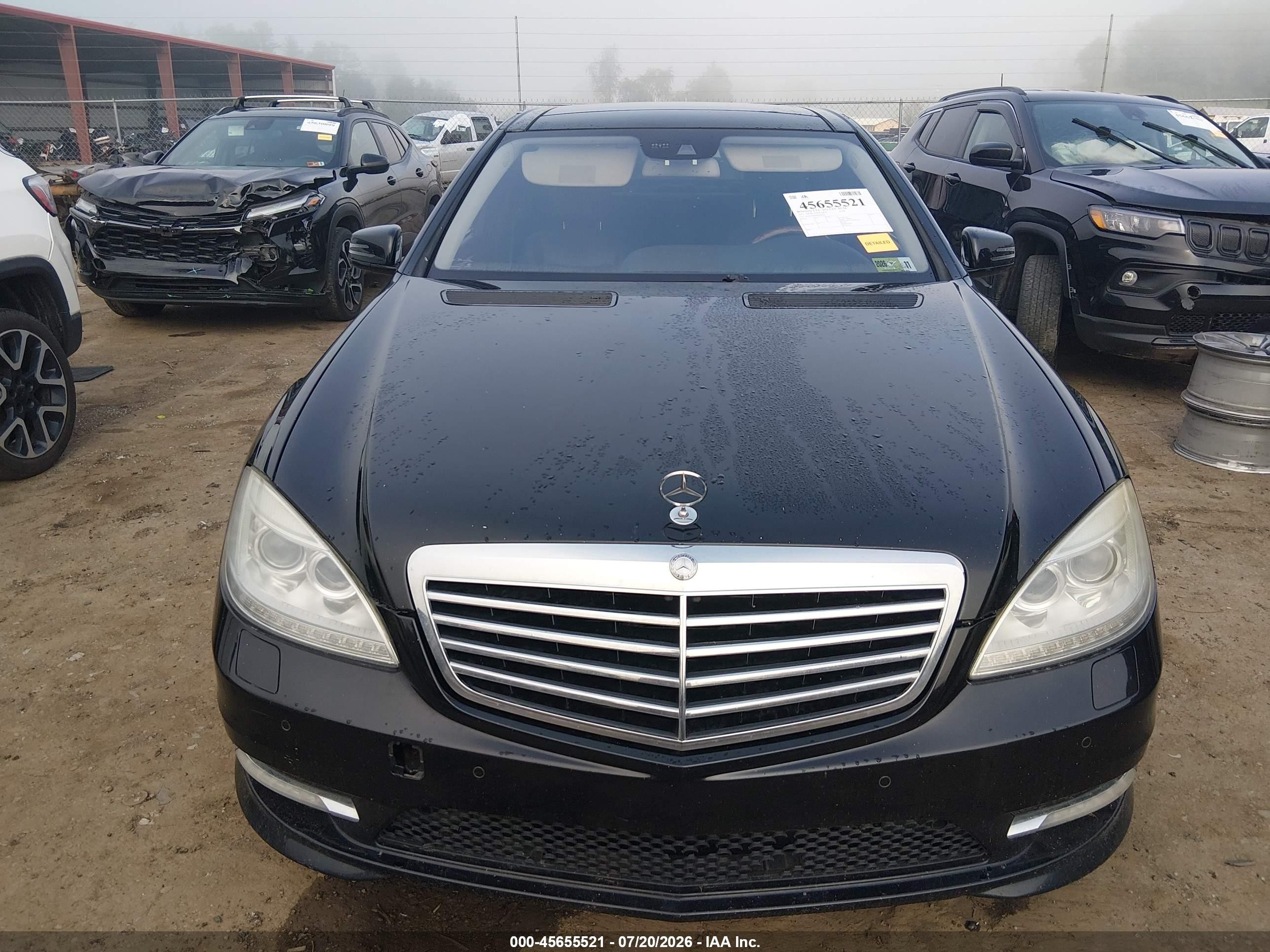 2013 Mercedes-benz S 550 4matic Black vin: WDDNG9EB0DA496634