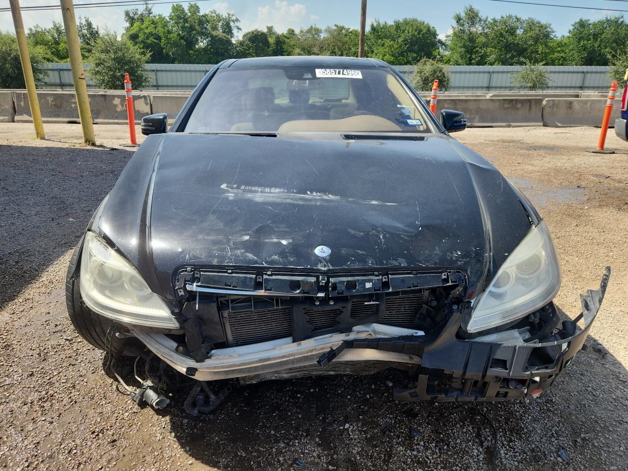 2013 Mercedes-benz S 550 4matic Black vin: WDDNG9EB0DA512430 Damage: Front Bumper Reinforcement, Bent, > 12 Inches