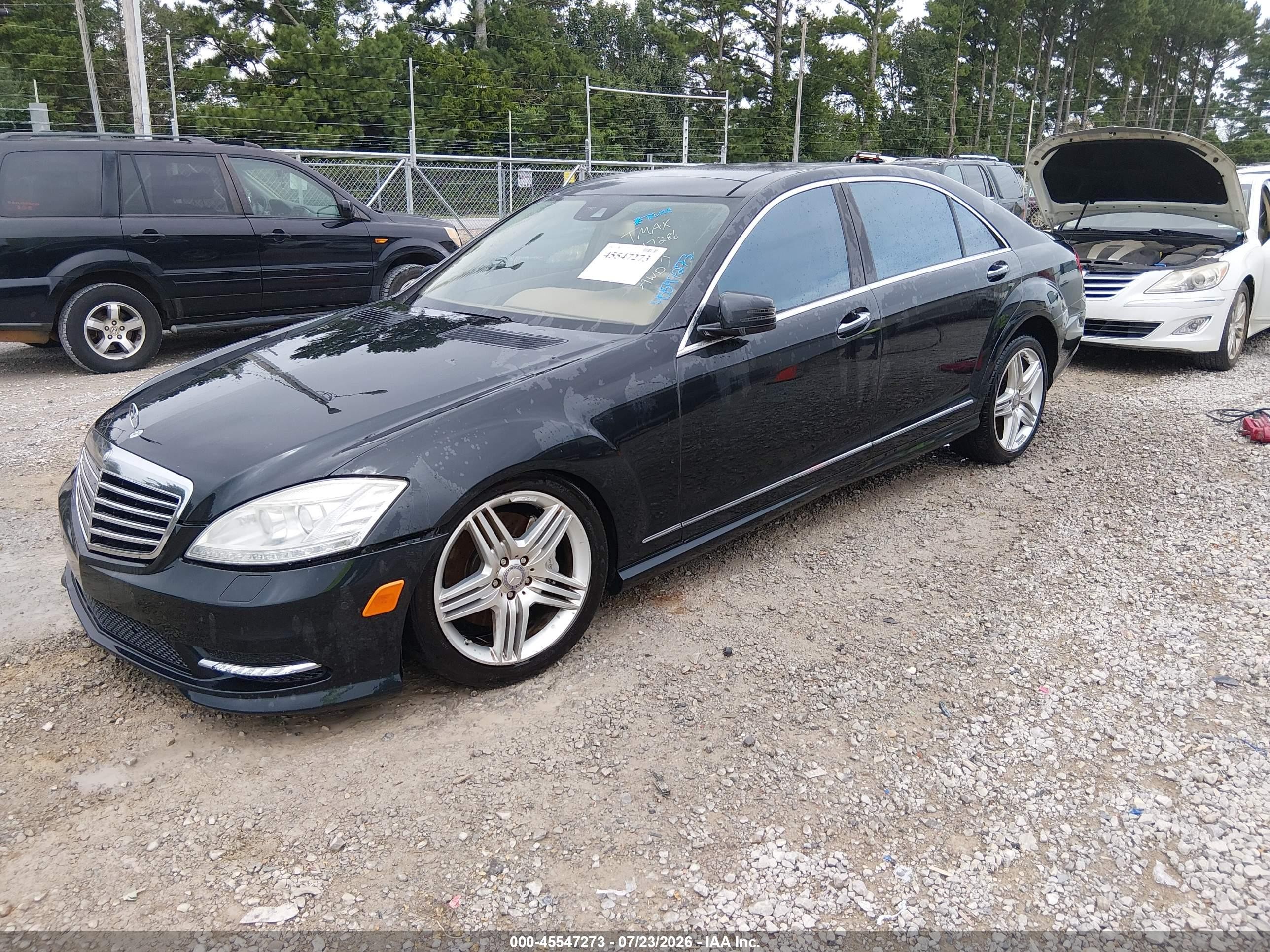 2013 Mercedes-benz S 550 4matic Серый vin: WDDNG9EB0DA517286